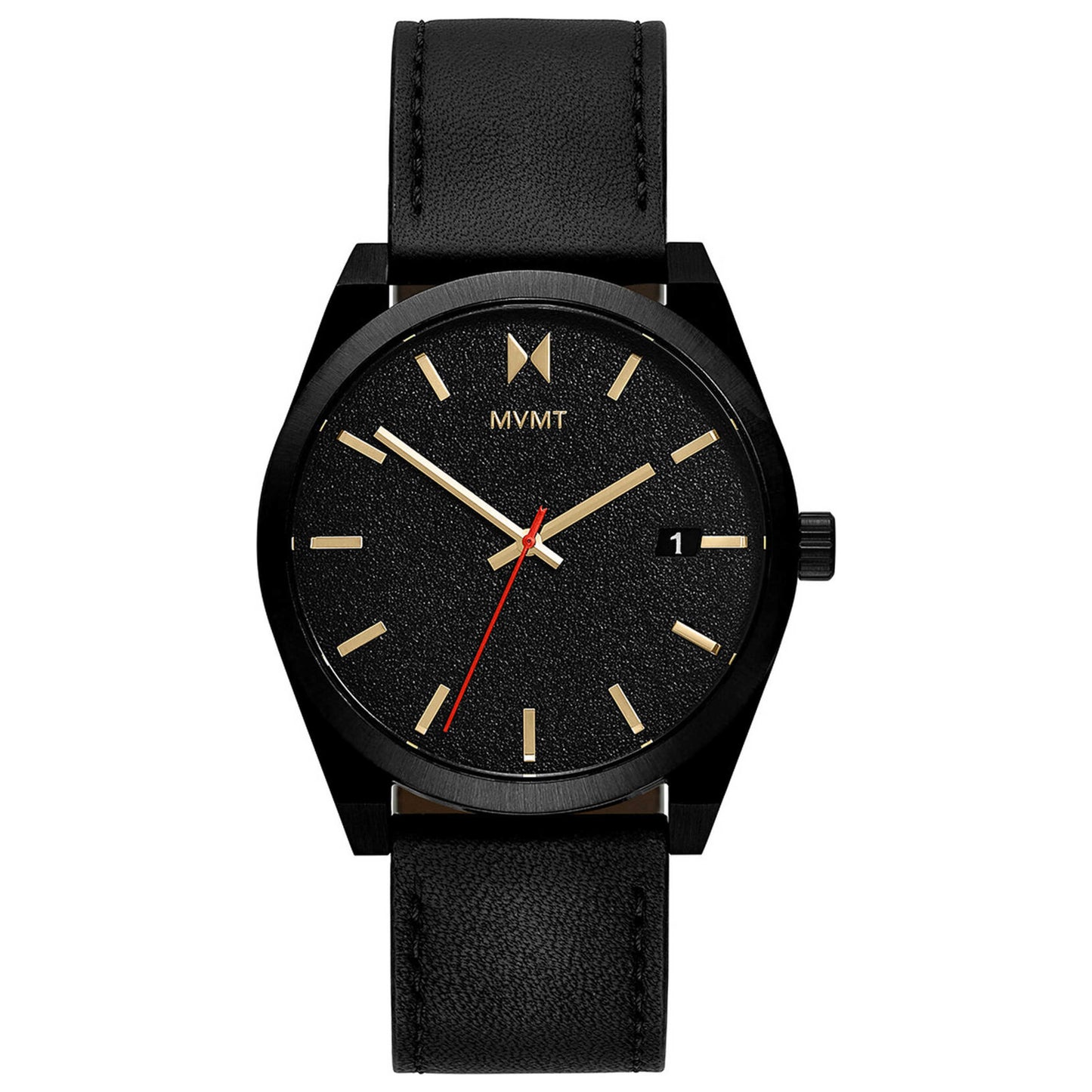 Front view of MVMT Caviar Men's Quartz Watch 28000053