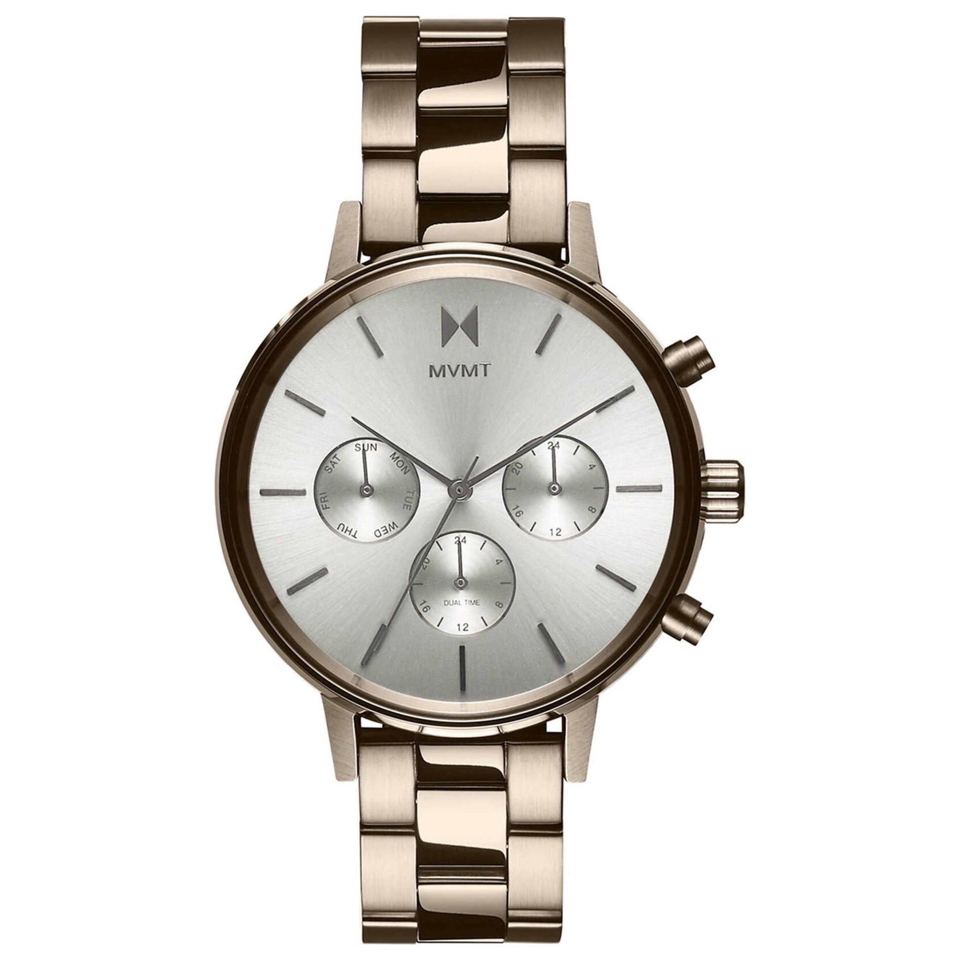 Front view of MVMT Duet Women's Quartz Watch 28000069