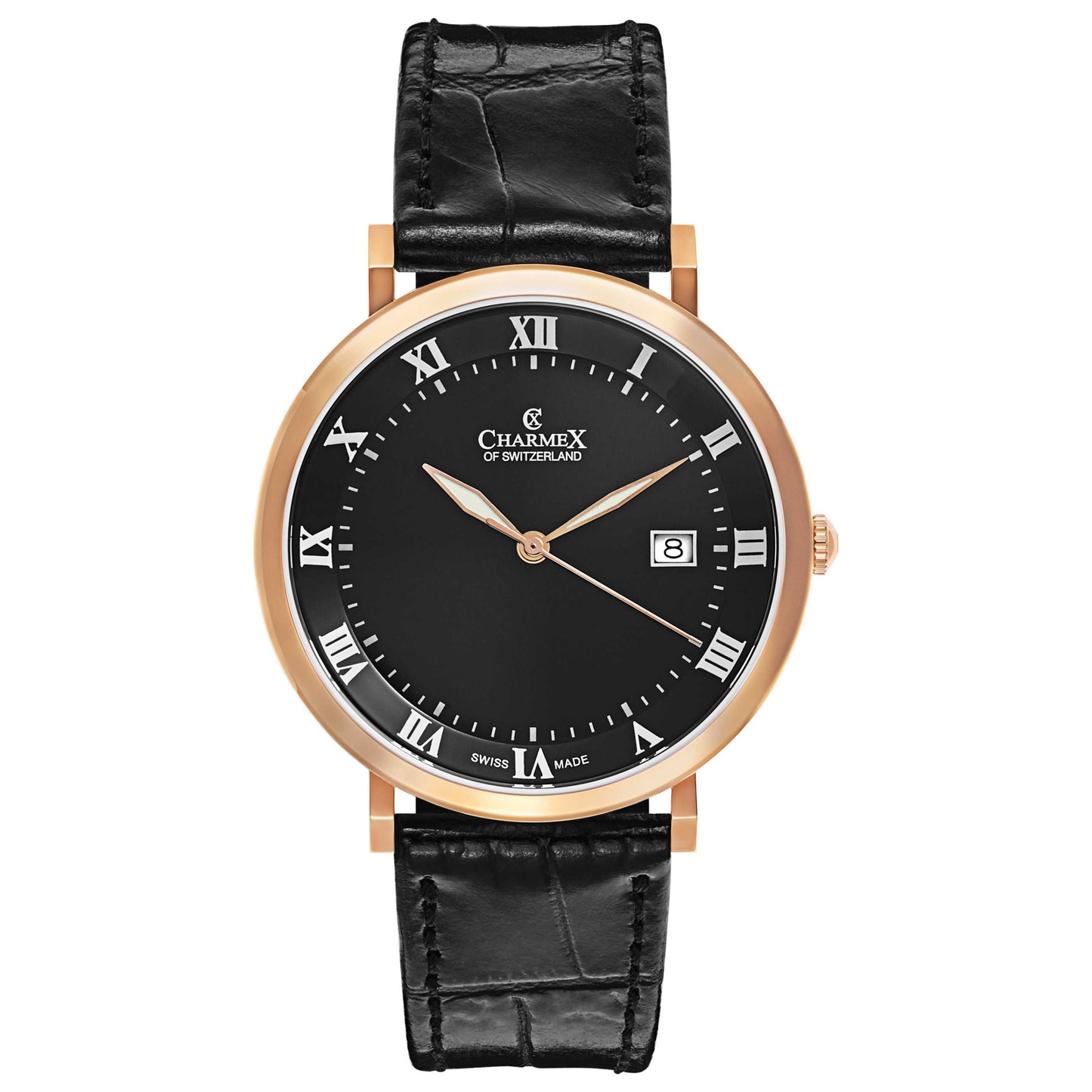 Front view of Charmex Copenhagen Men's Swiss Quartz (Battery-Powered) Watch 2806