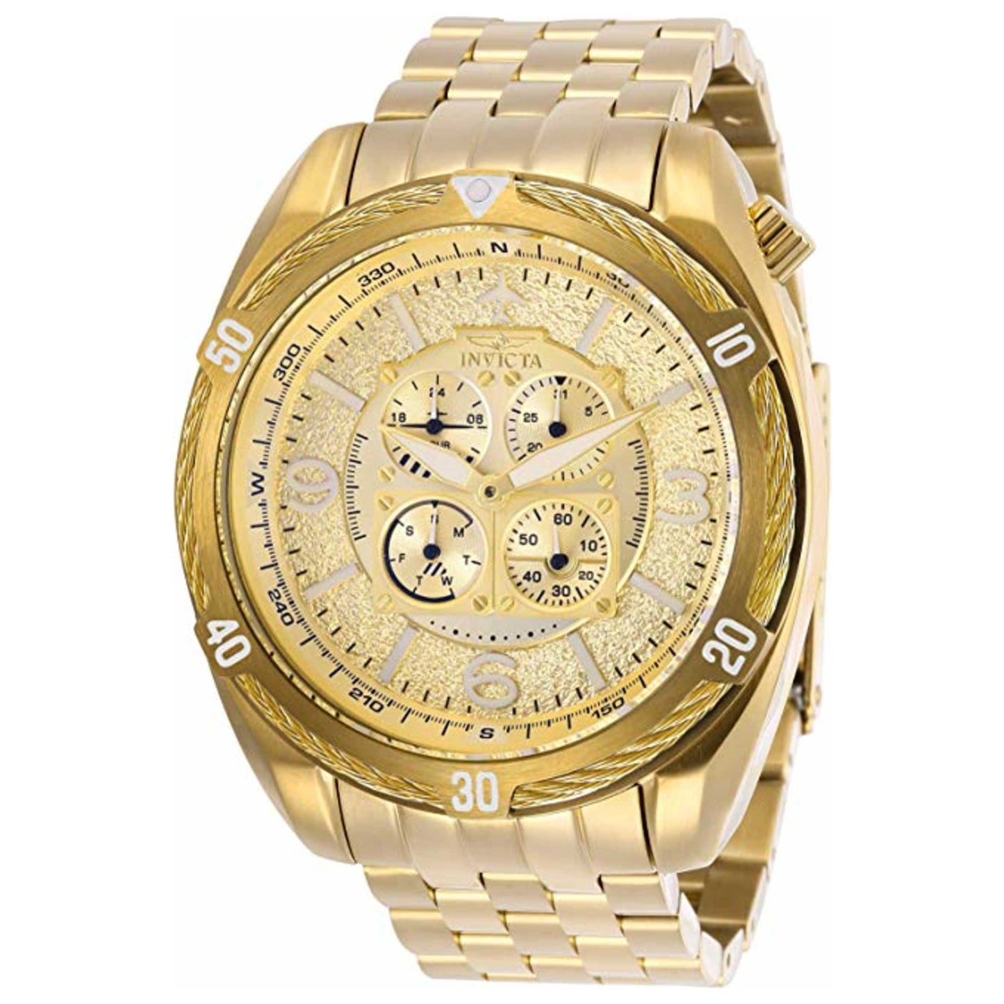 Front view of Invicta Aviator Men's Quartz Watch 28088
