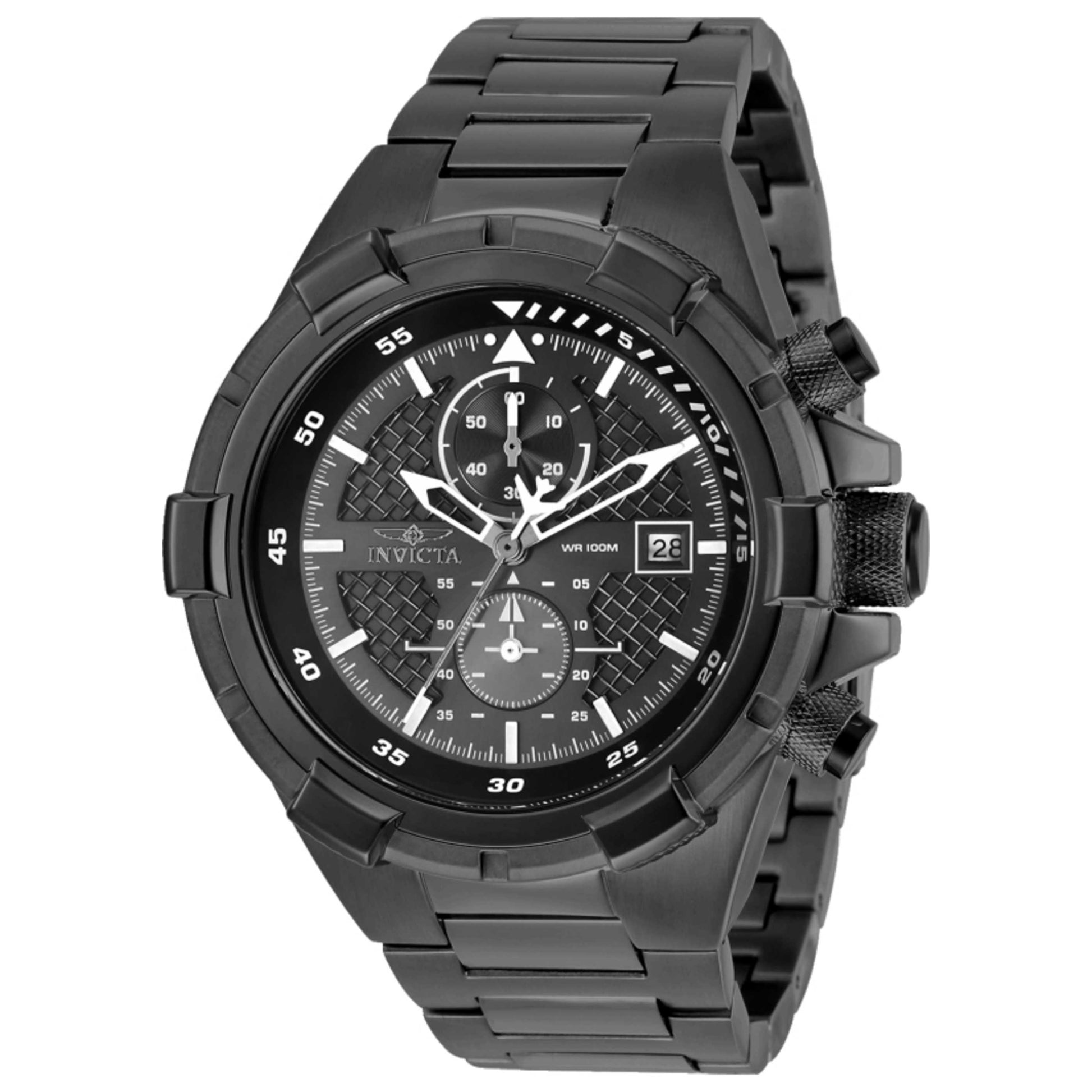 Front view of Invicta Aviator Men's Quartz Watch 28109