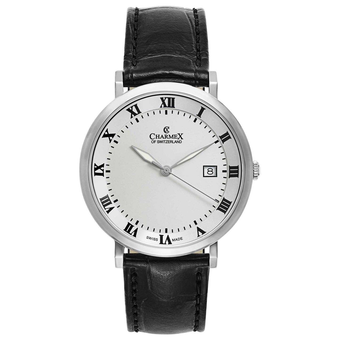 Front view of Charmex Copenhagen Men's Swiss Quartz (Battery-Powered) Watch 2810