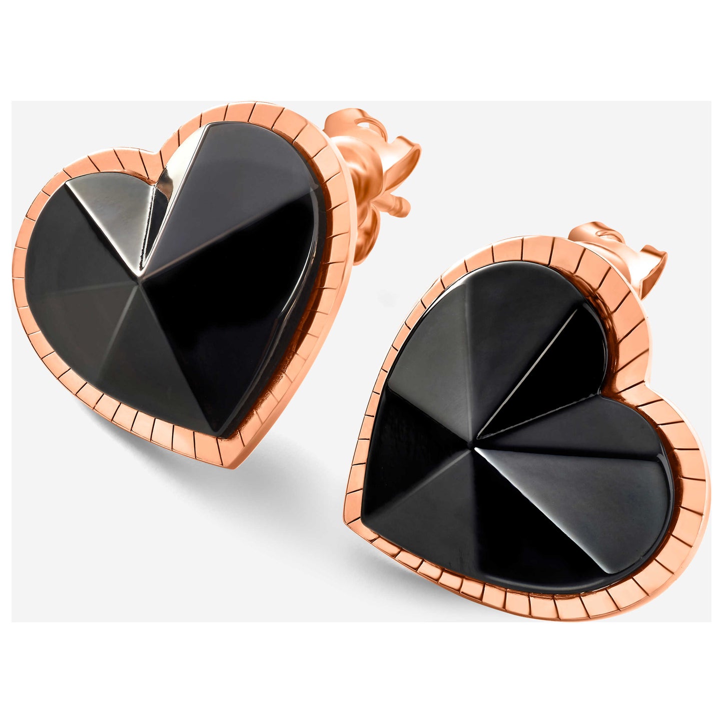 Front view of Baccarat Etoile Mon Coeur Women's Earrings 2812897