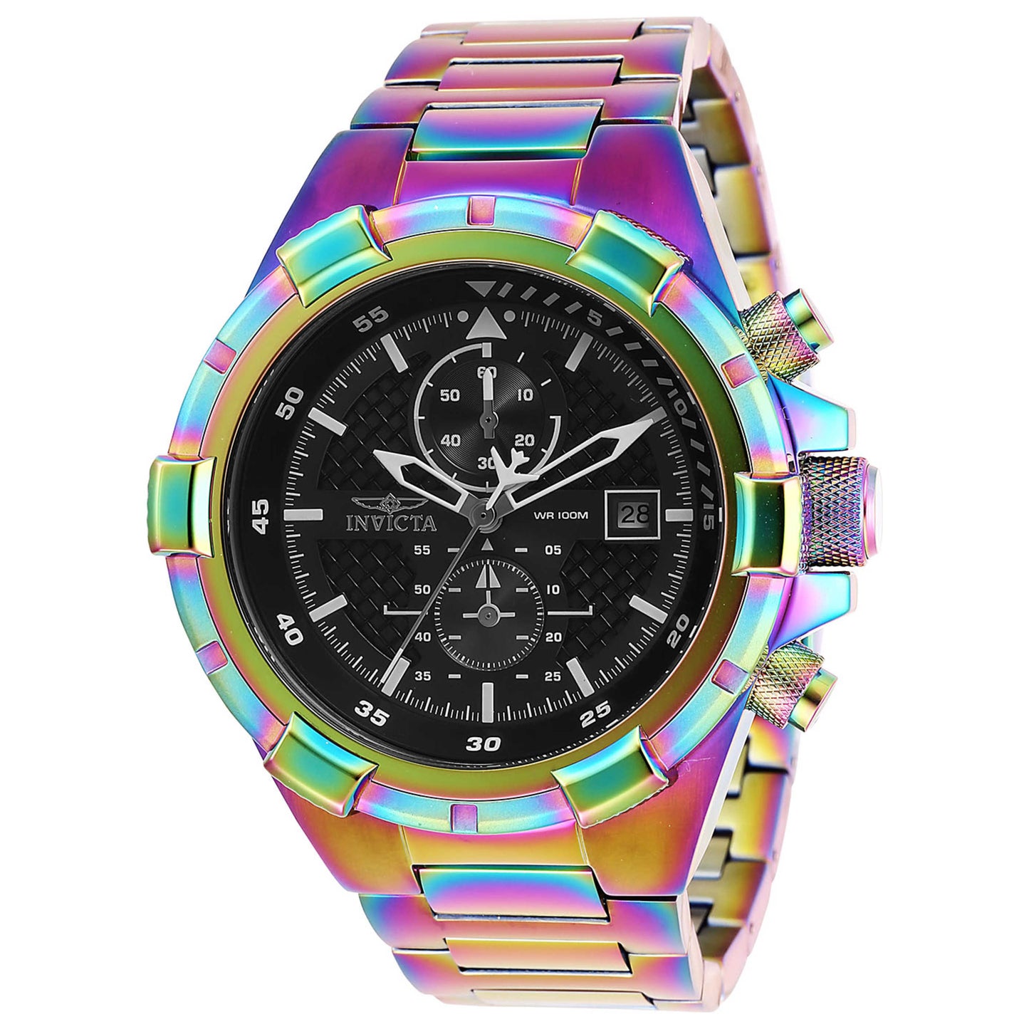 Front view of Invicta Aviator Men's Quartz Watch 28135