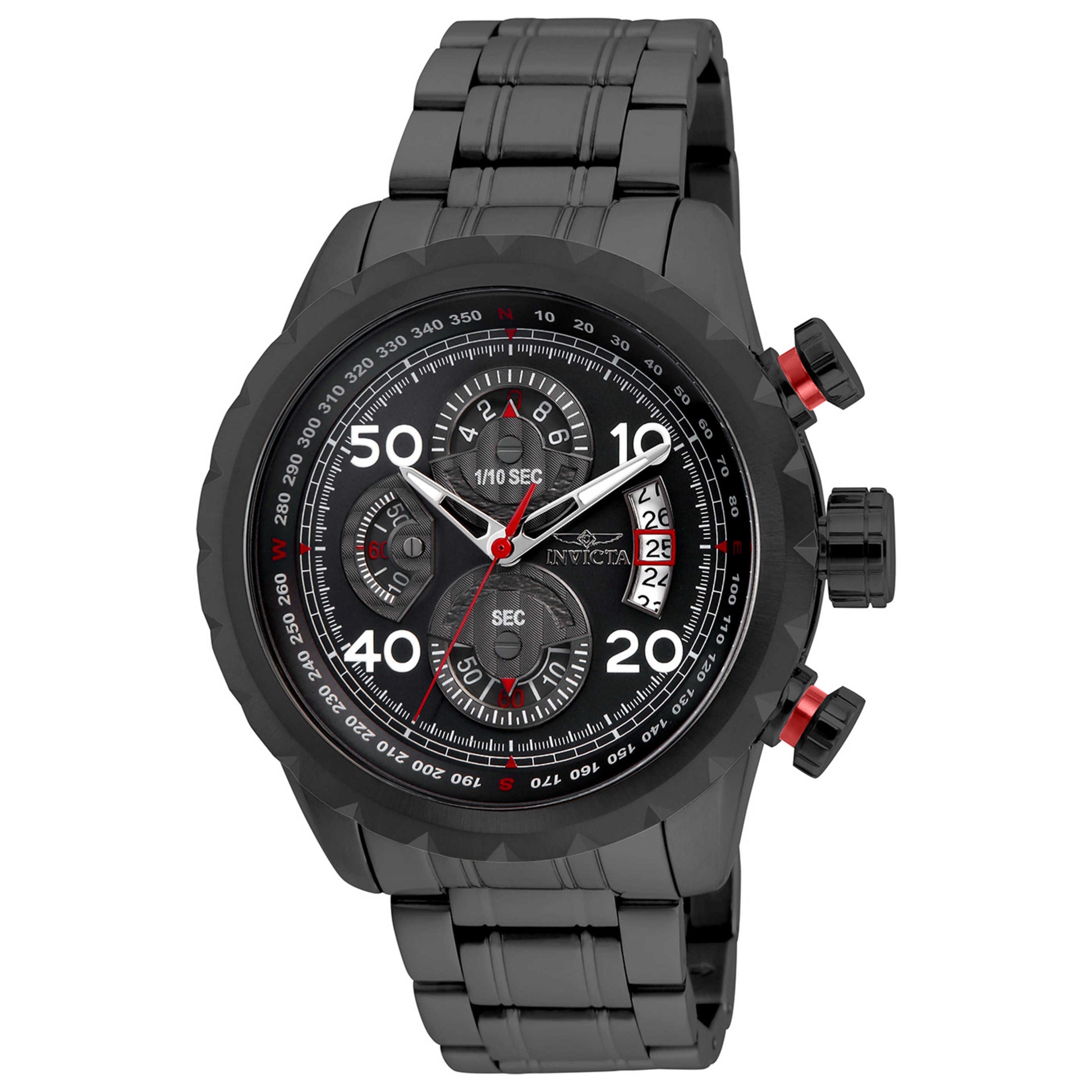 Front view of Invicta Aviator Men's Quartz Watch 28155