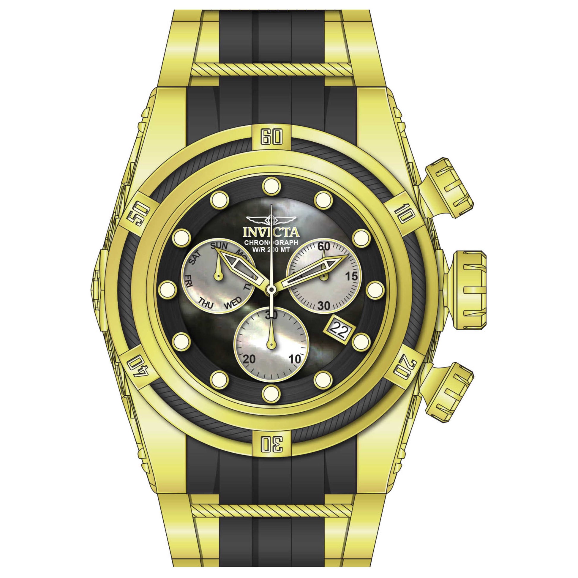 Front view of Invicta Bolt Men's Quartz Watch 28157