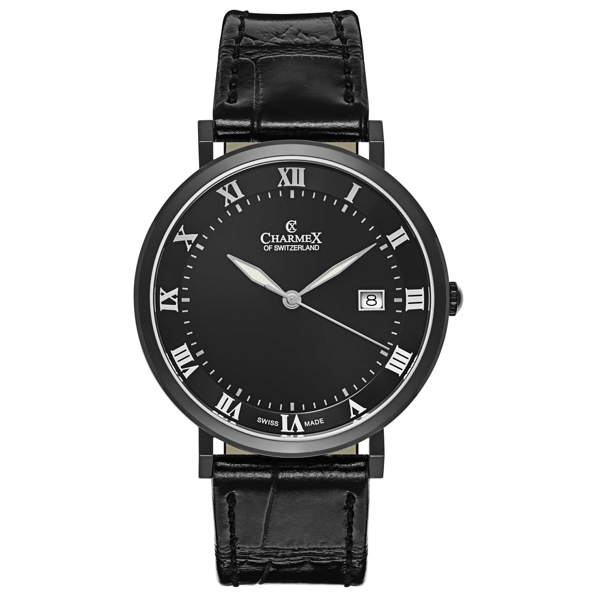 Front view of Charmex Copenhagen Men's Swiss Quartz (Battery-Powered) Watch 2815