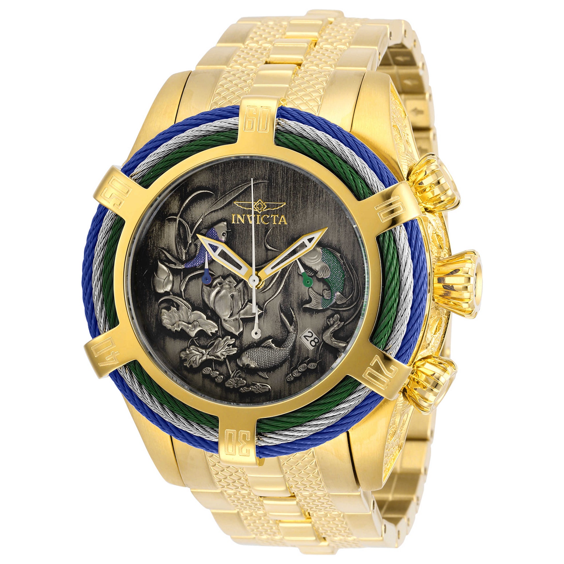 Front view of Invicta Bolt Men's Quartz Watch 28203