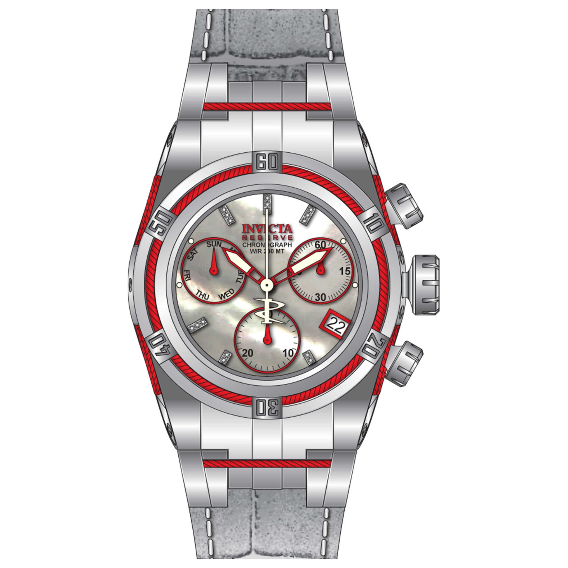 Front view of Invicta Bolt Women's Quartz Watch 28225