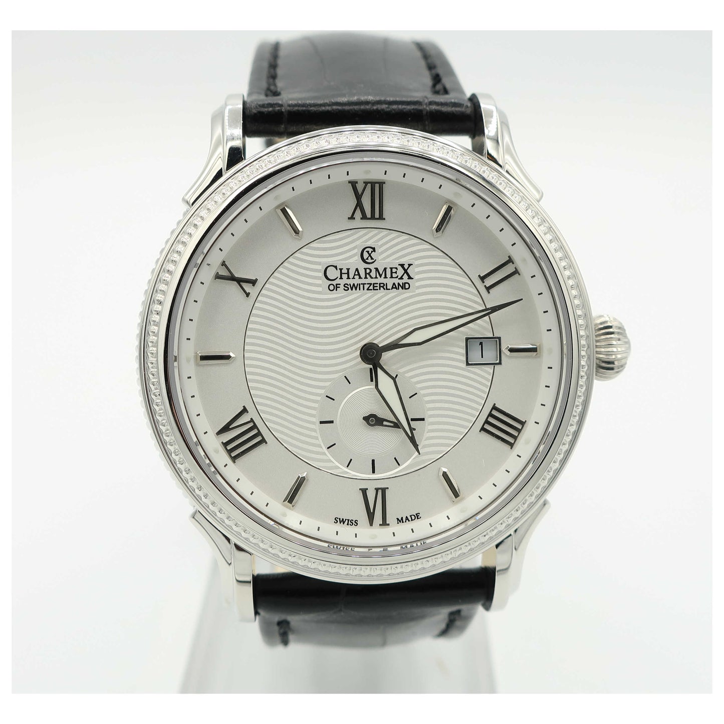 Front view of Charmex La Rochelle Men's Swiss Quartz (Battery-Powered) Watch 2825-SD