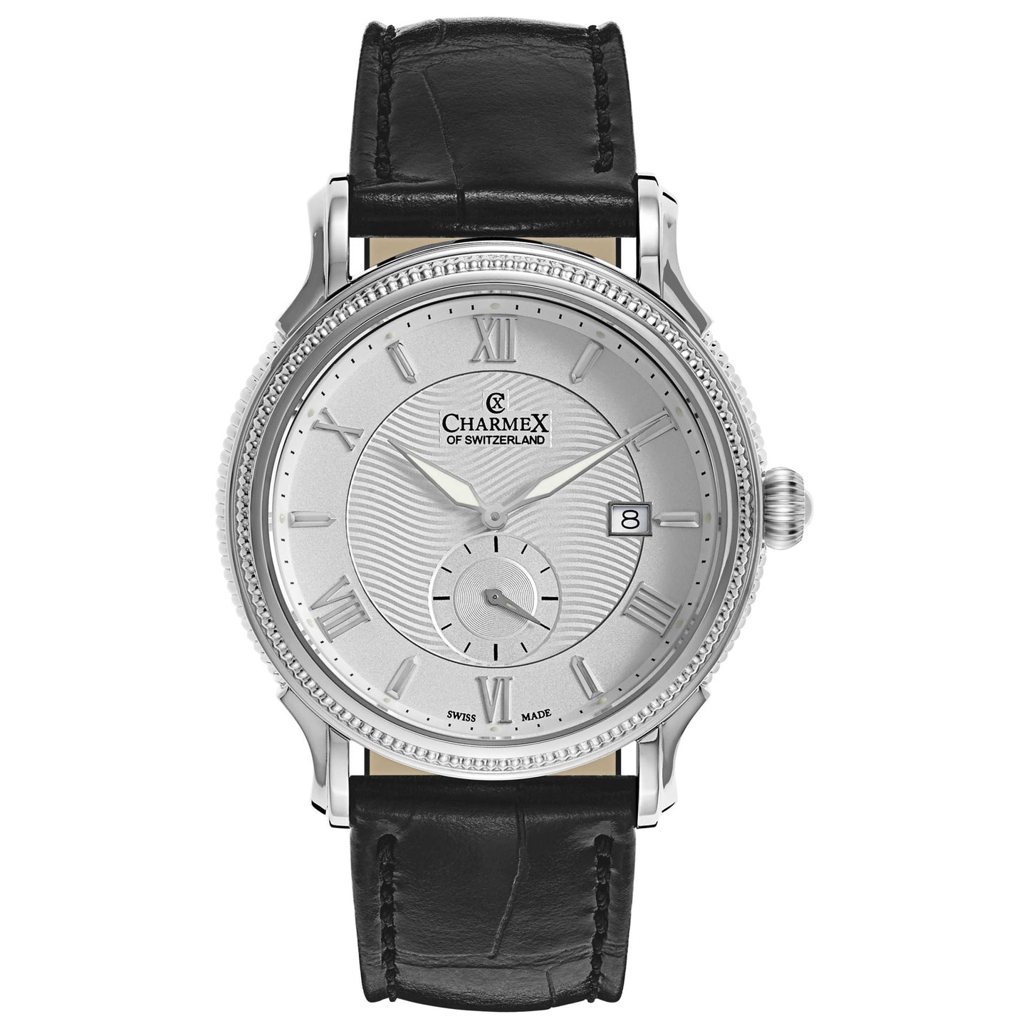Front view of Charmex La Rochelle Men's Swiss Quartz (Battery-Powered) Watch 2825