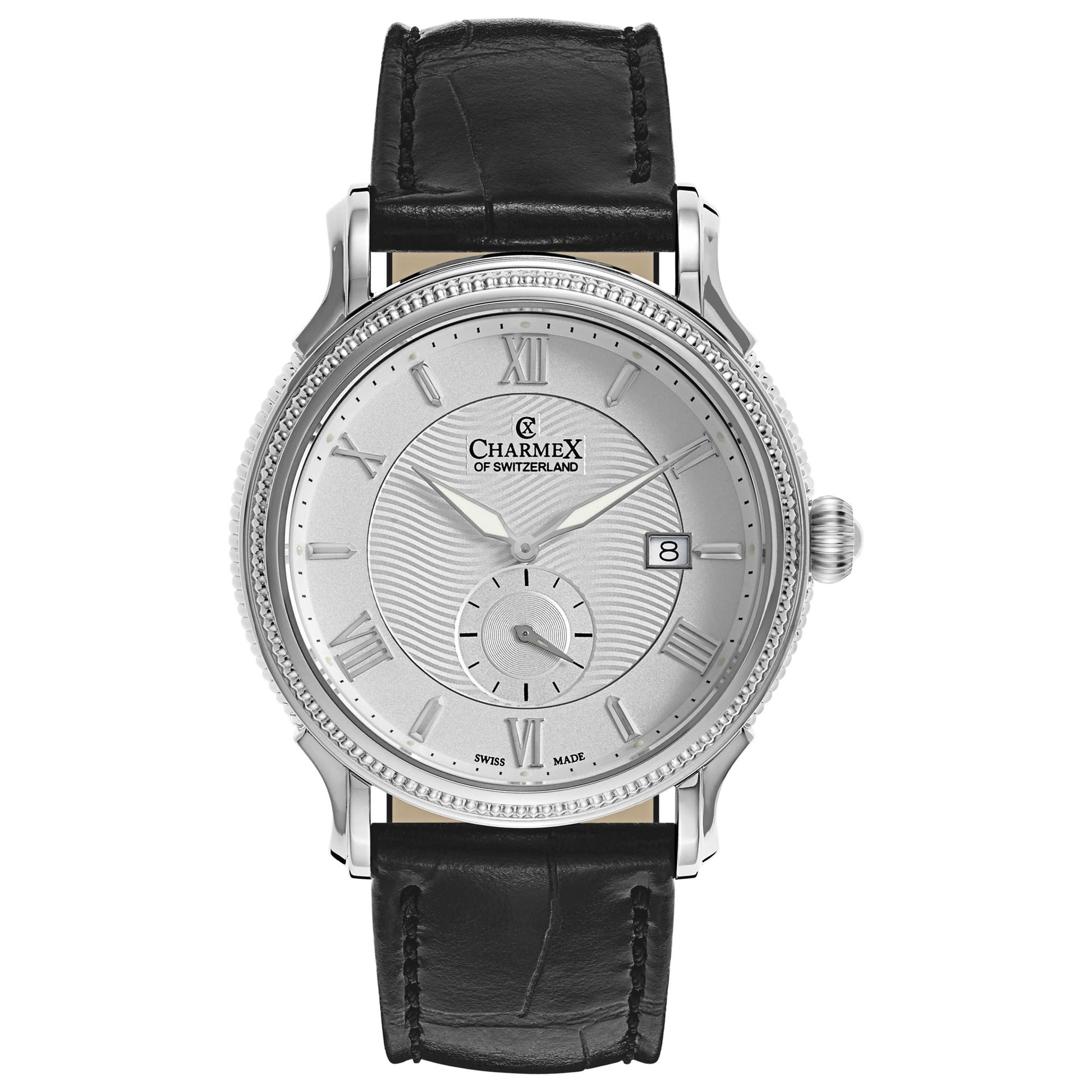 Front view of Charmex La Rochelle Men's Swiss Quartz (Battery-Powered) Watch 2825