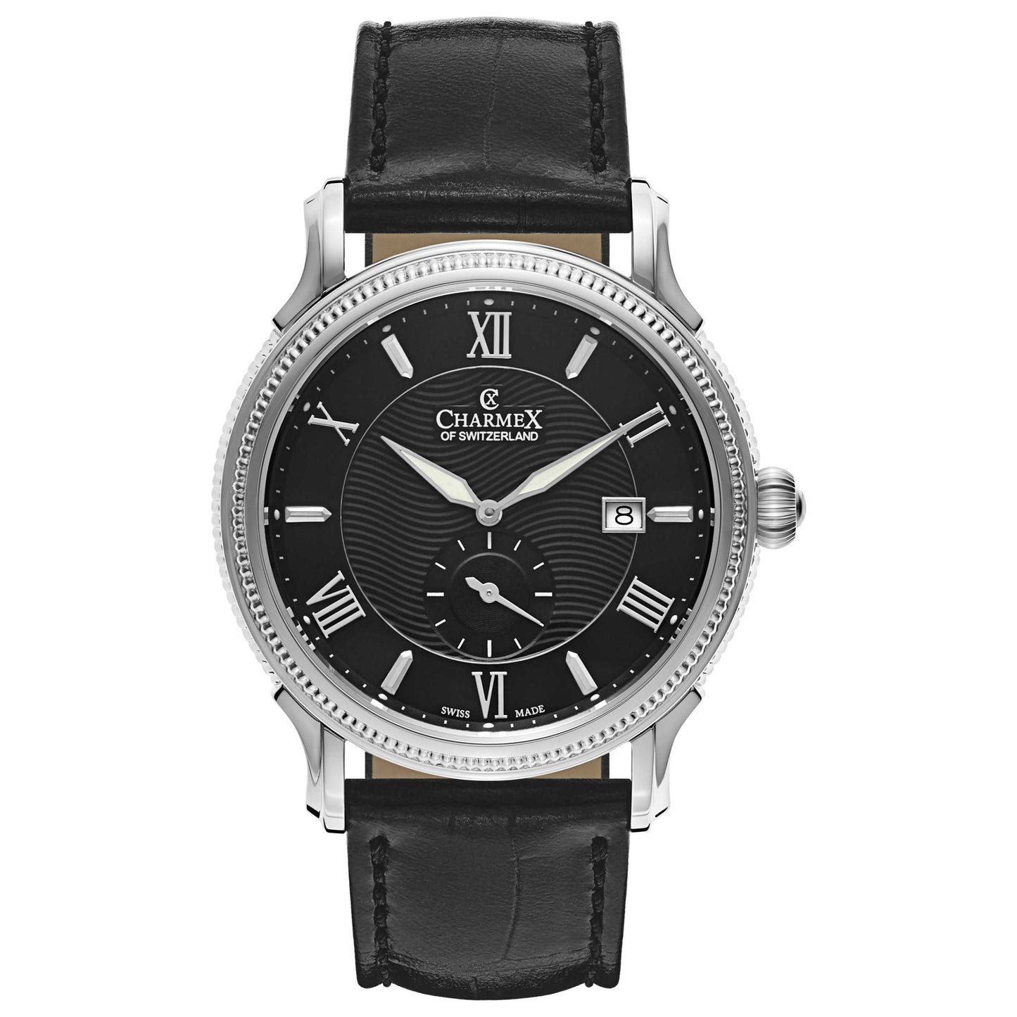 Front view of Charmex La Rochelle Men's Swiss Quartz (Battery-Powered) Watch 2826