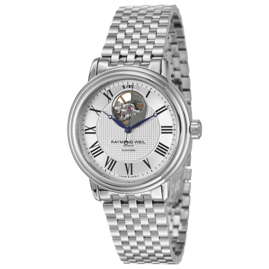 Front view of Raymond Weil Maestro Men's Automatic Watch 2827-ST-00659
