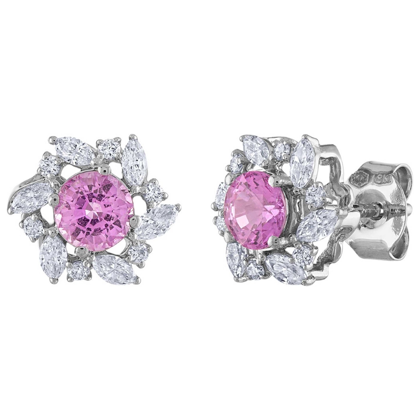 Tresorra Fashion Women's Earrings 283-WG-PS - Image #2