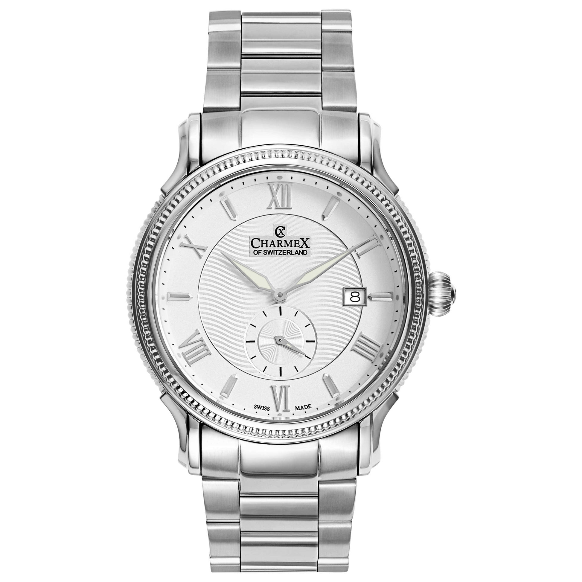 Front view of Charmex La Rochelle Men's Swiss Quartz (Battery-Powered) Watch 2830