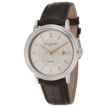 Front view of Raymond Weil Maestro Men's Automatic Watch 2837-SL5-65001