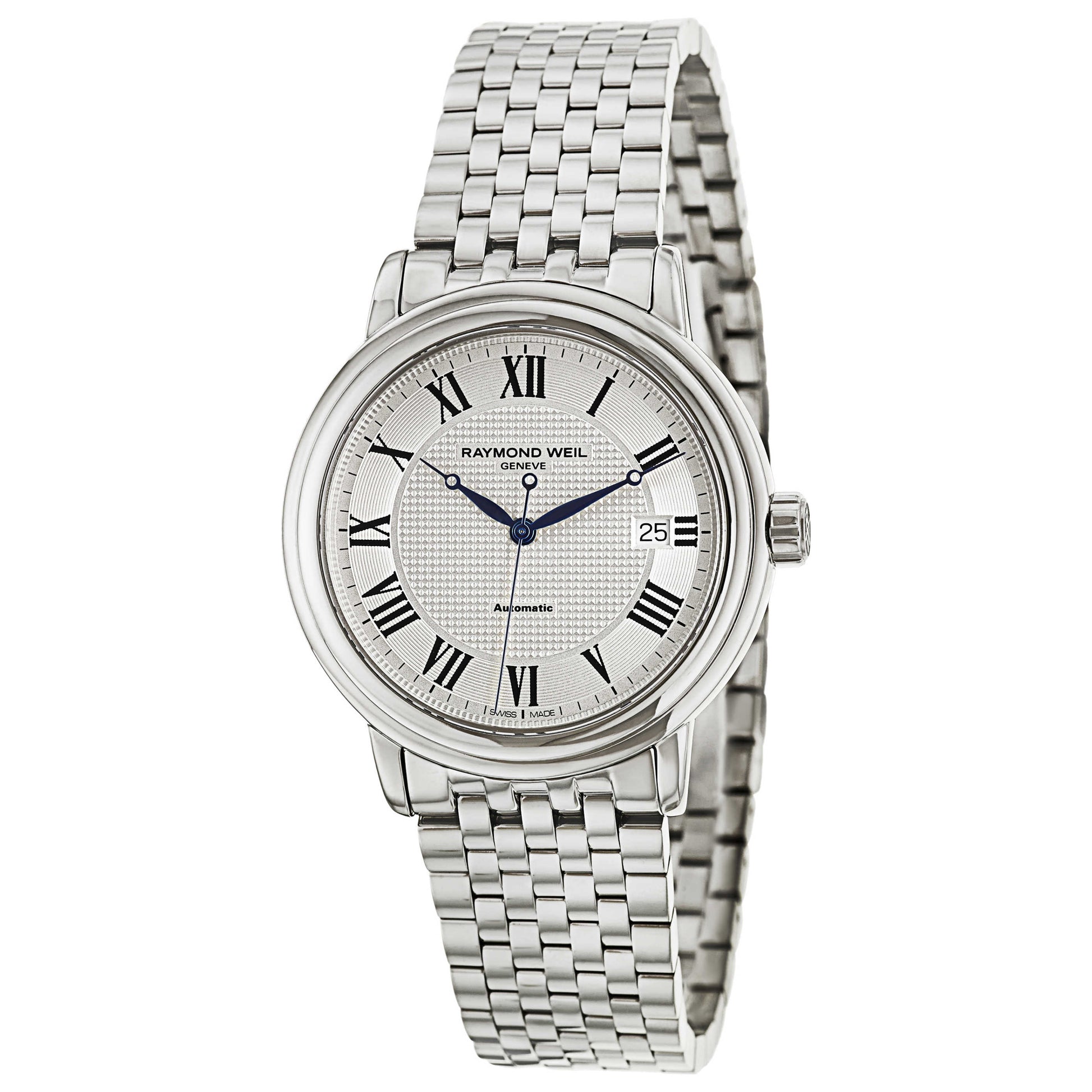 Front view of Raymond Weil Maestro Men's Automatic Watch 2837-ST-00659