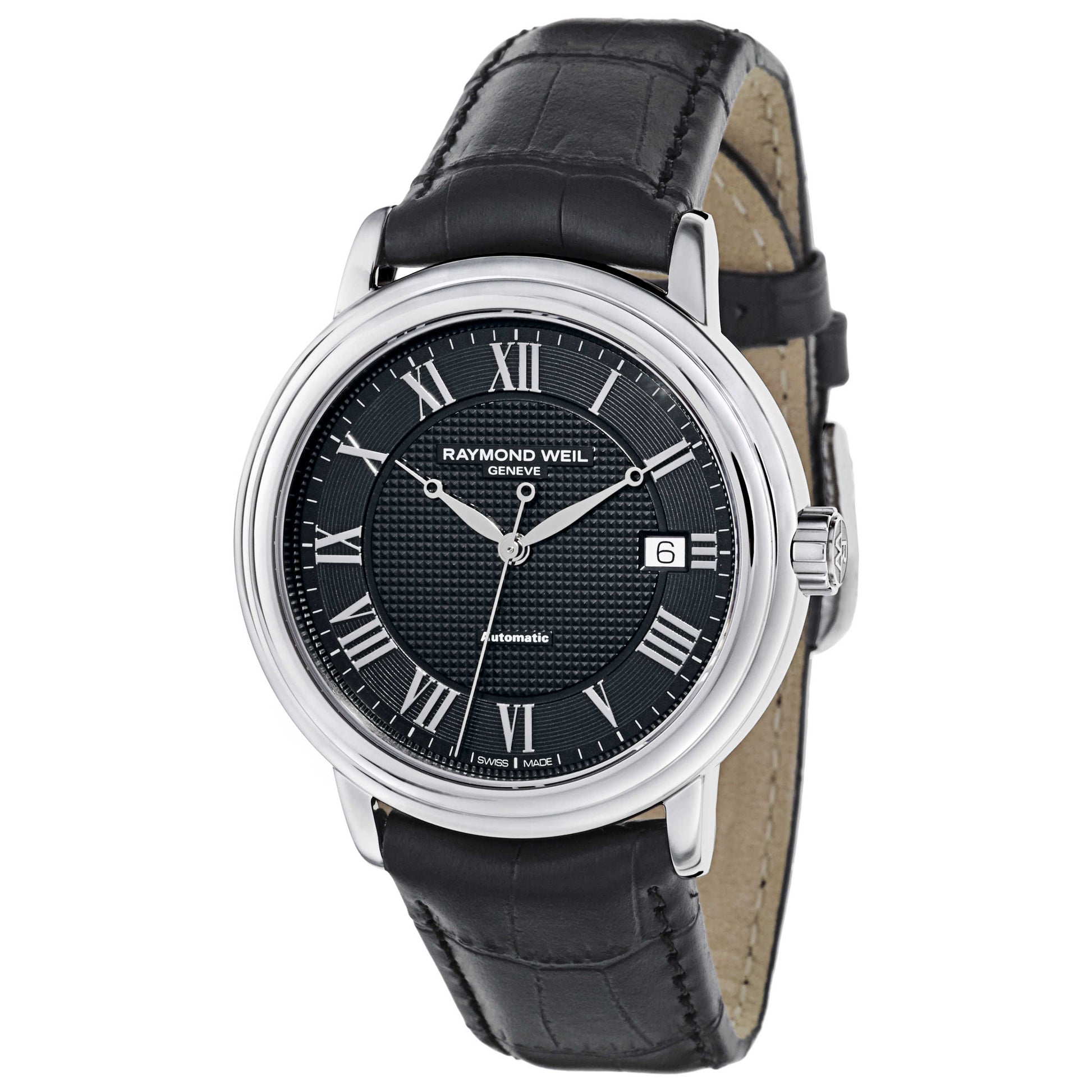 Front view of Raymond Weil Maestro Men's Automatic Watch 2837-STC-00208