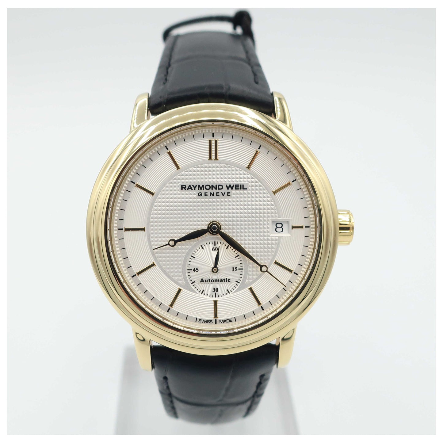 Front view of Raymond Weil Maestro Men's Automatic Watch 2838-PC-65001-SD