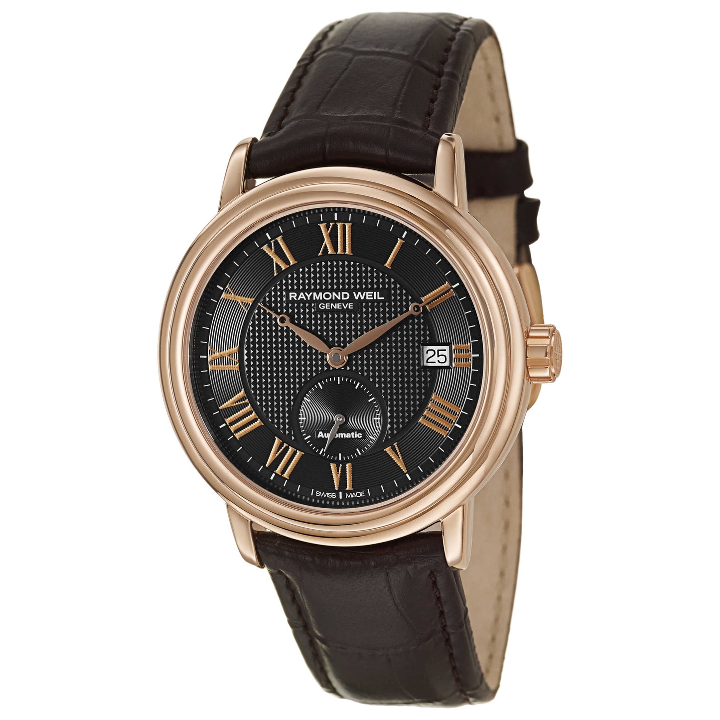 Front view of Raymond Weil Maestro Men's Automatic Watch 2838-PC5-00209