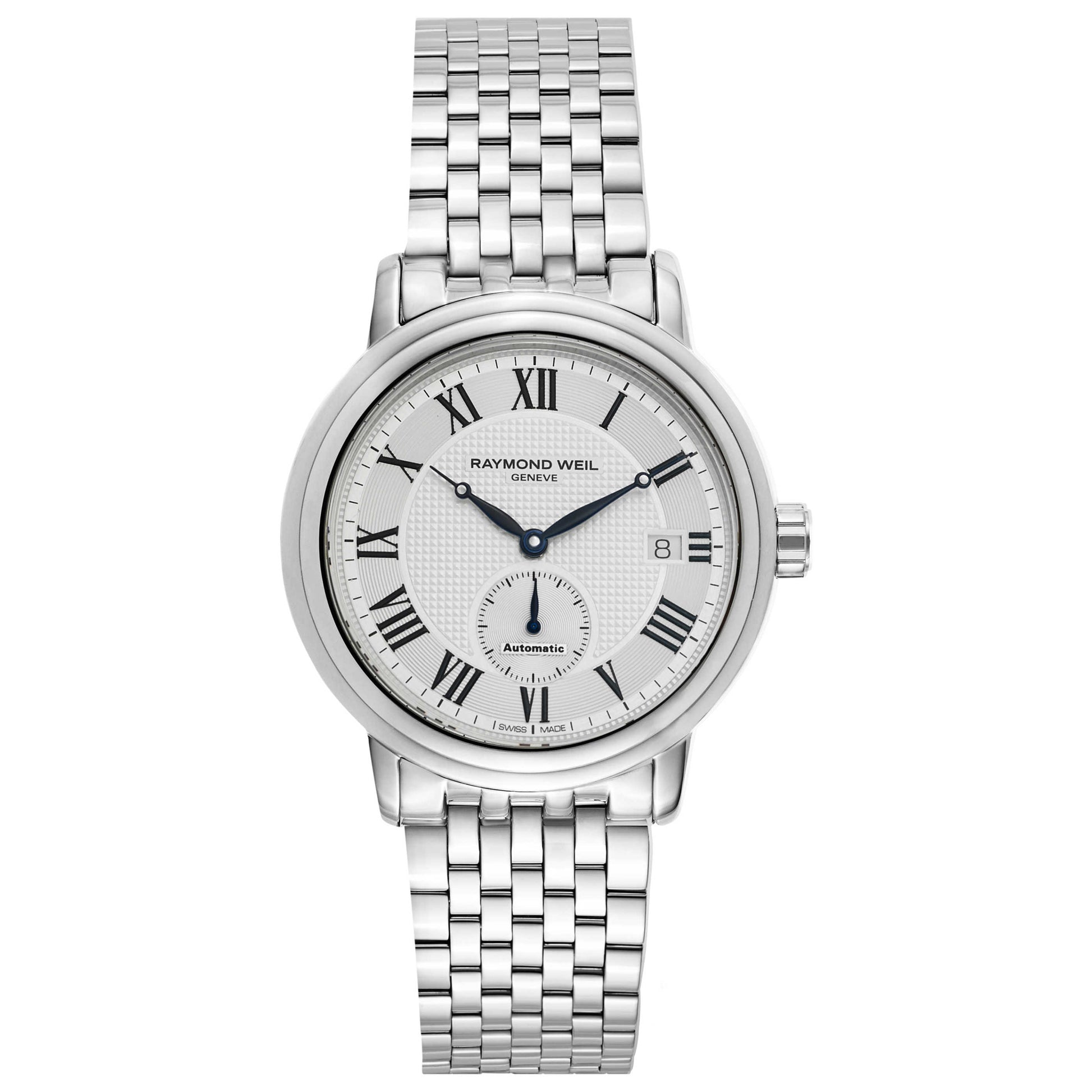 Front view of Raymond Weil Maestro Men's Automatic Watch 2838-ST-00659