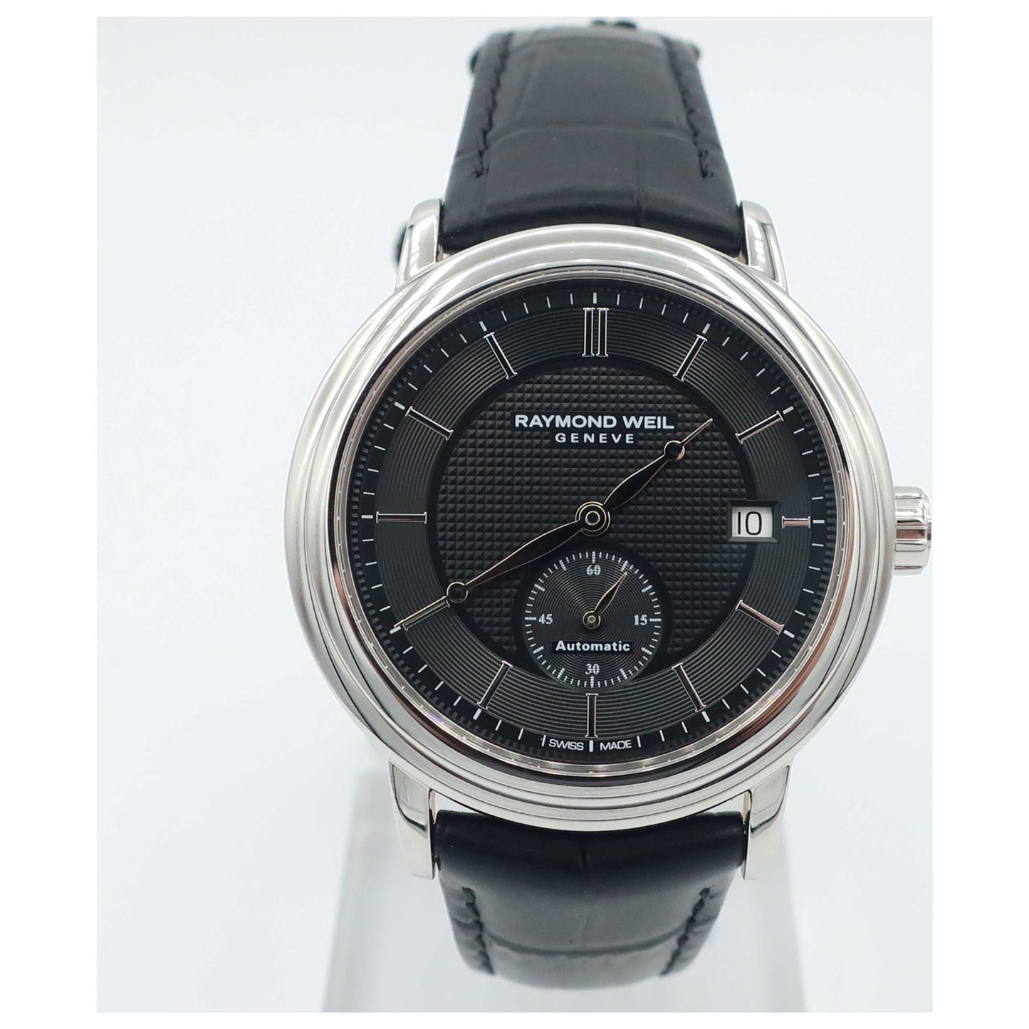 Front view of Raymond Weil Maestro Men's Automatic Watch 2838-STC-20001-SD