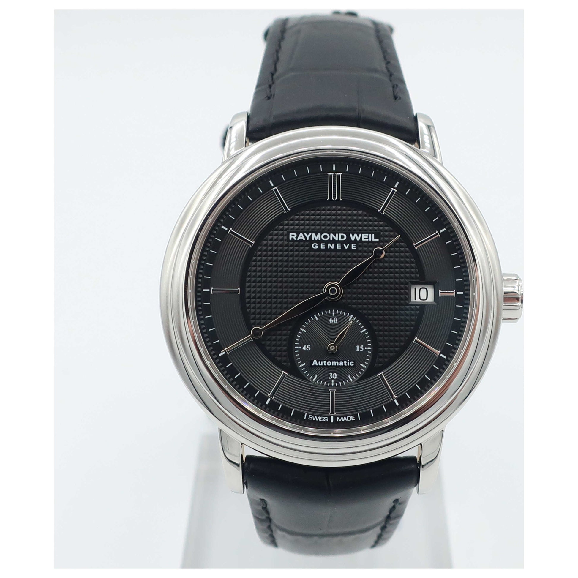 Front view of Raymond Weil Maestro Men's Automatic Watch 2838-STC-20001-SD