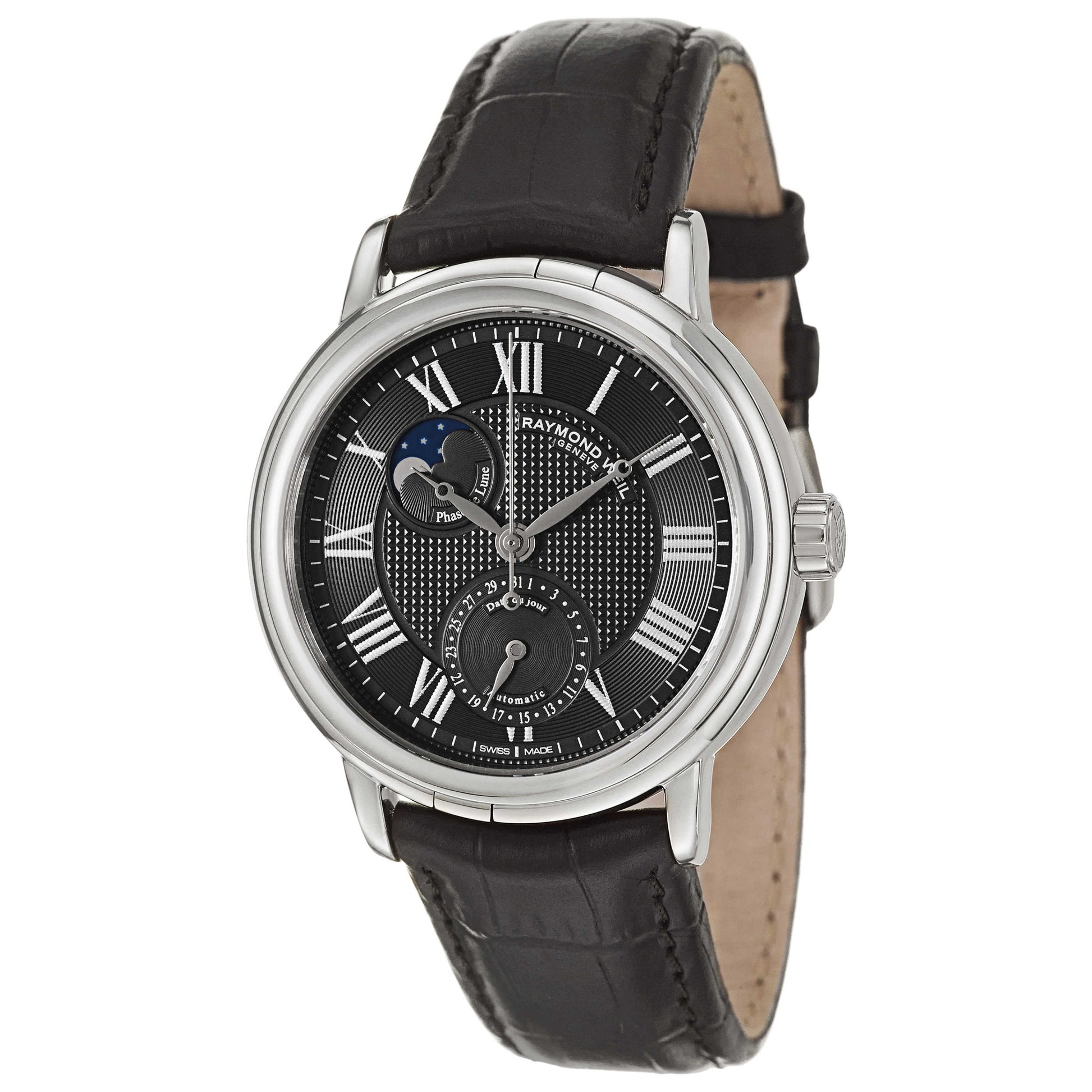 Front view of Raymond Weil Maestro Men's Automatic Watch 2839-STC-00209