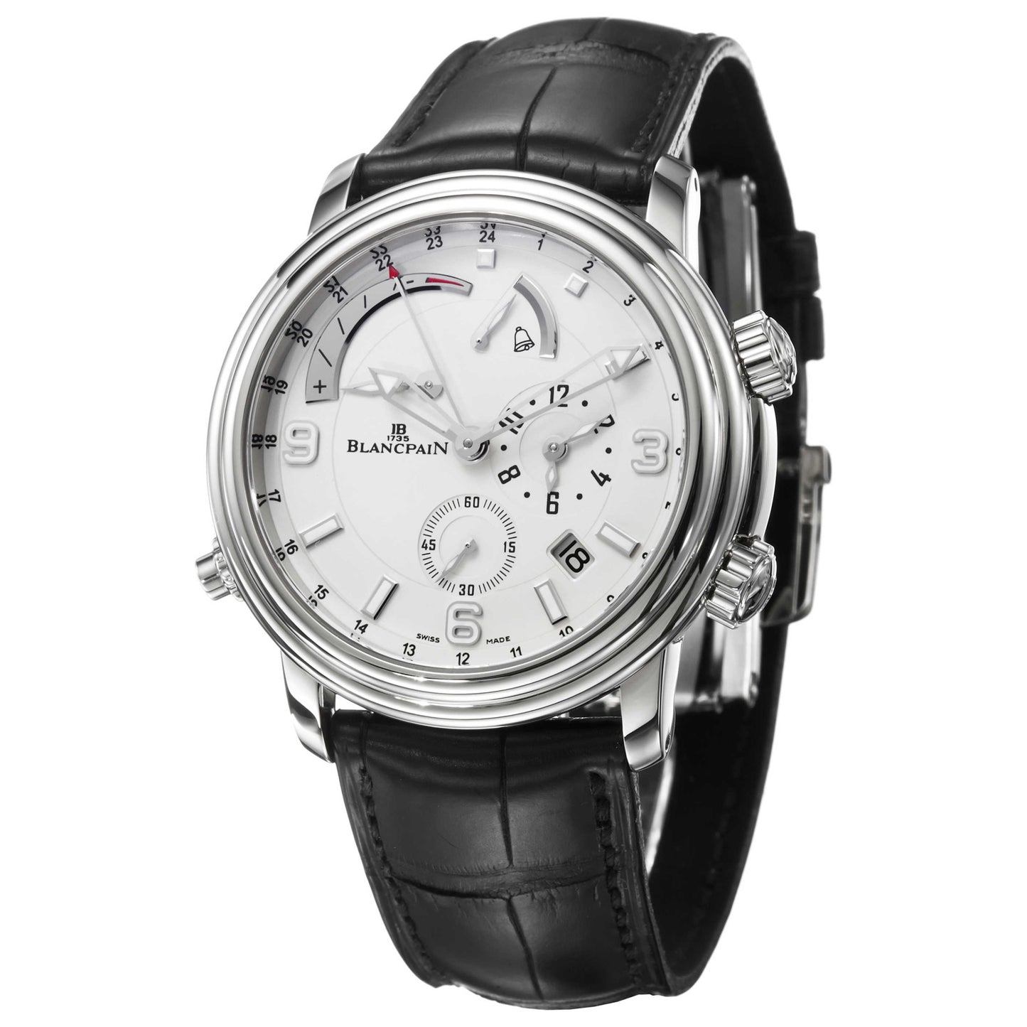 Front view of Blancpain Leman Men's Watch 2841-1542-53B