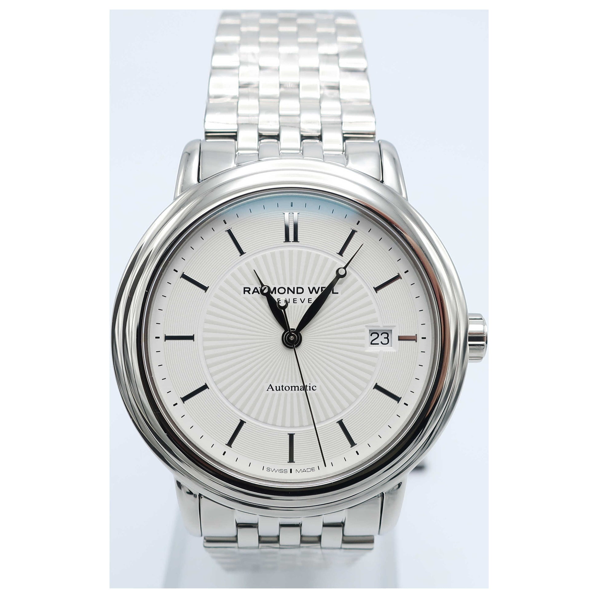 Front view of Raymond Weil Maestro Men's Automatic Watch 2847-ST-30001-SD