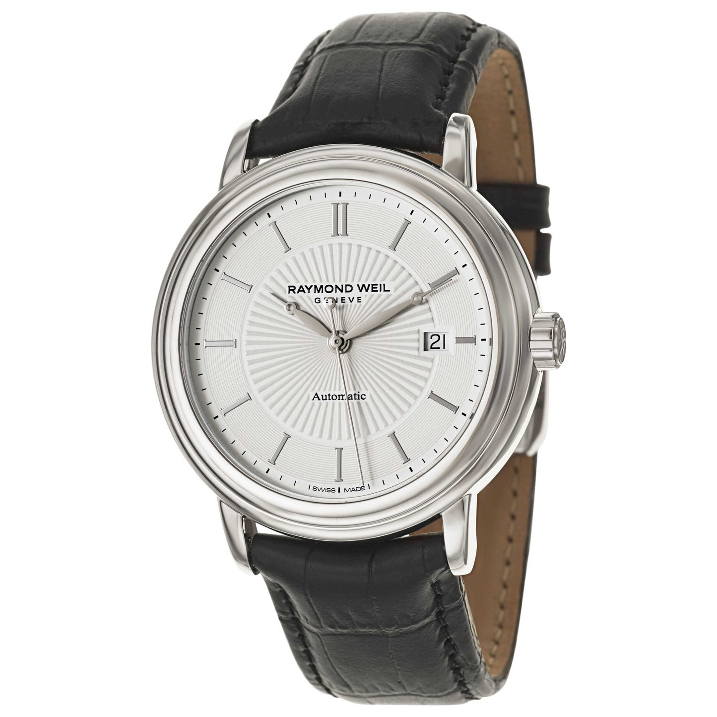 Front view of Raymond Weil Maestro Men's Automatic Watch 2847-STC-30001