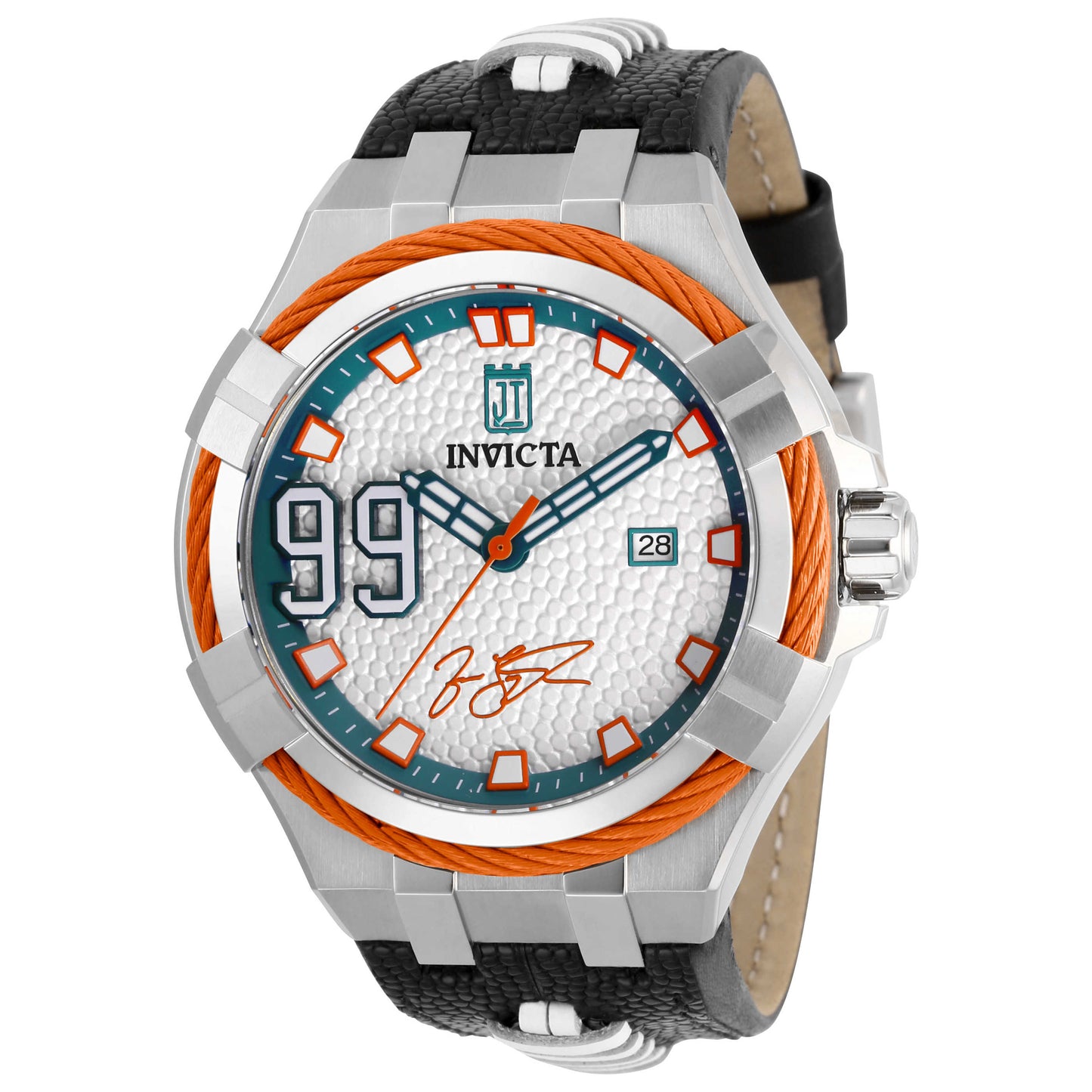 Front view of Invicta Jason Taylor Men's Automatic Watch 28522