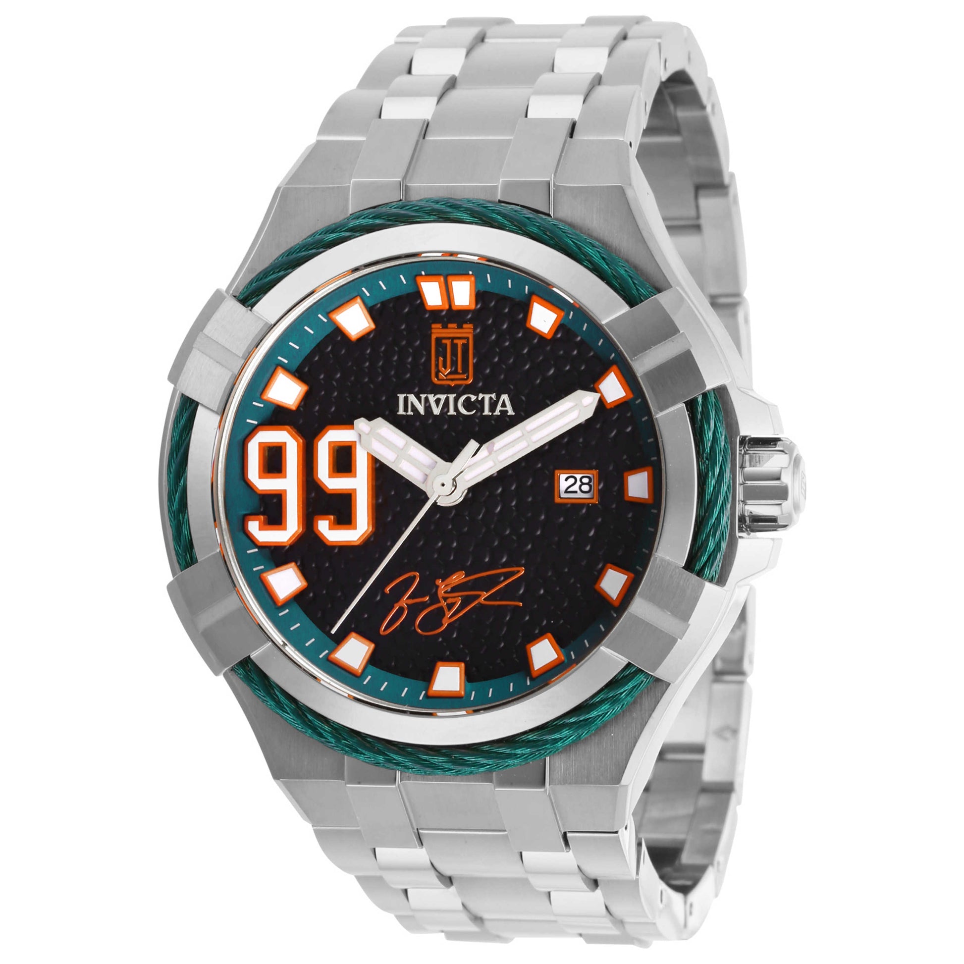 Front view of Invicta Jason Taylor Men's Automatic Watch 28525