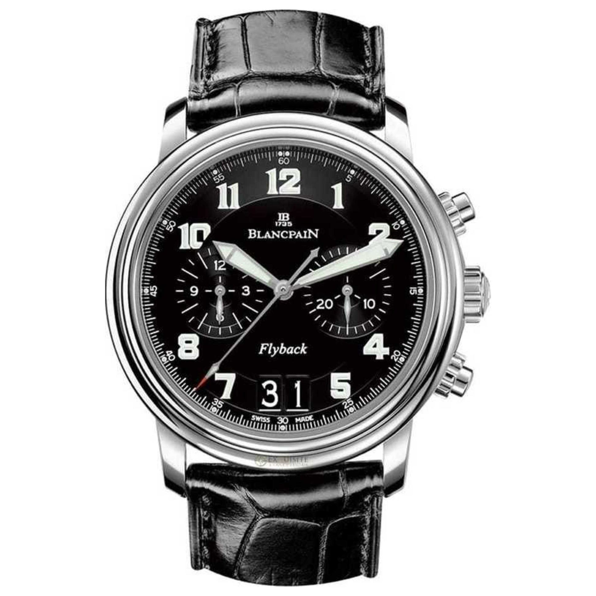 Front view of Blancpain Leman Men's Automatic Watch 2885F-1130-53B