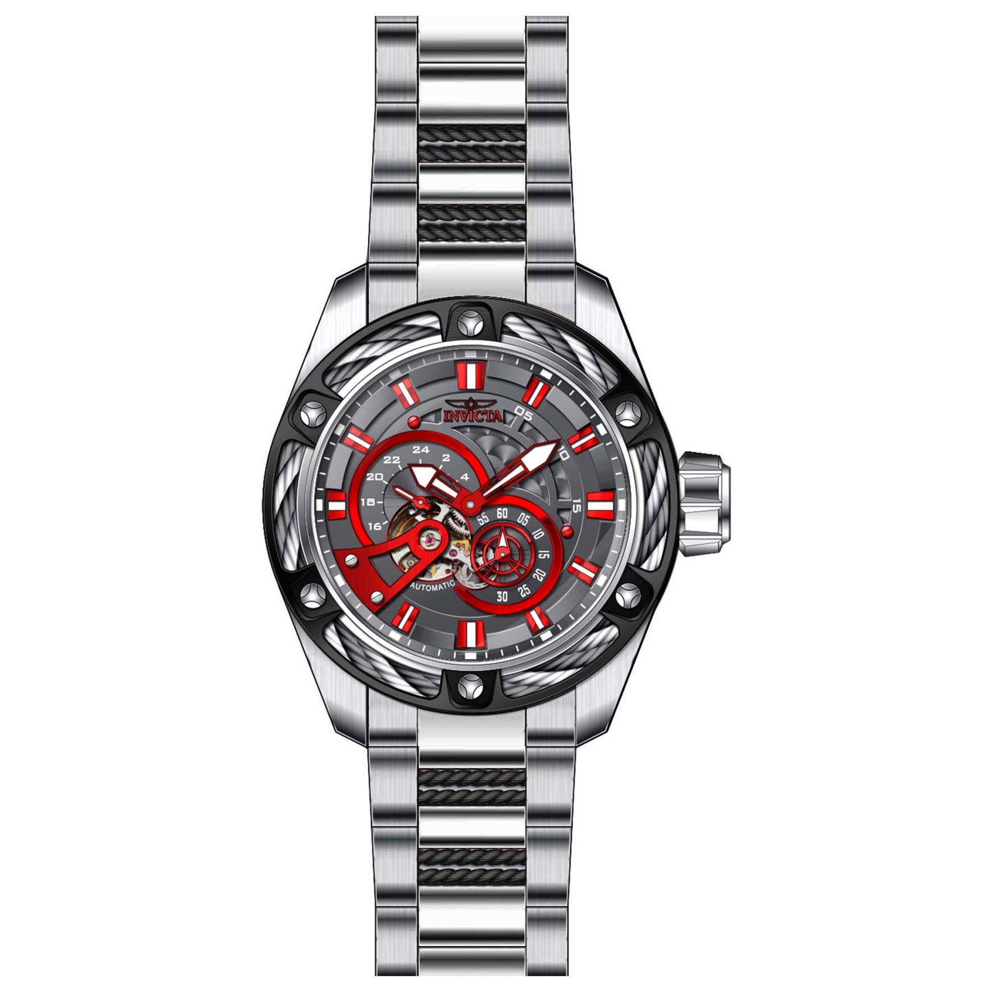 Front view of Invicta Bolt Men's Automatic Watch 28981
