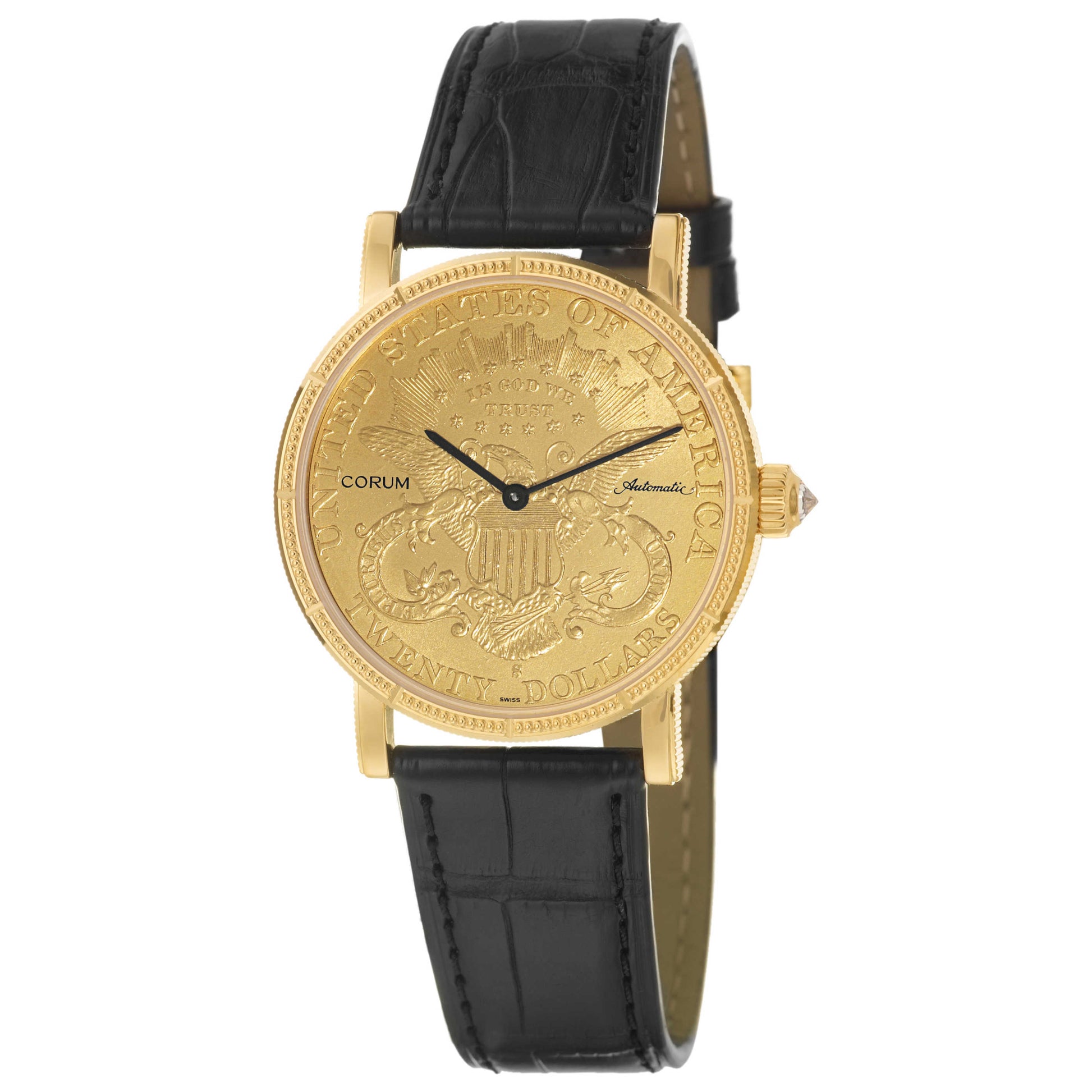 Front view of Corum Coin Men's Automatic Watch 293-645-56-0001-MU51