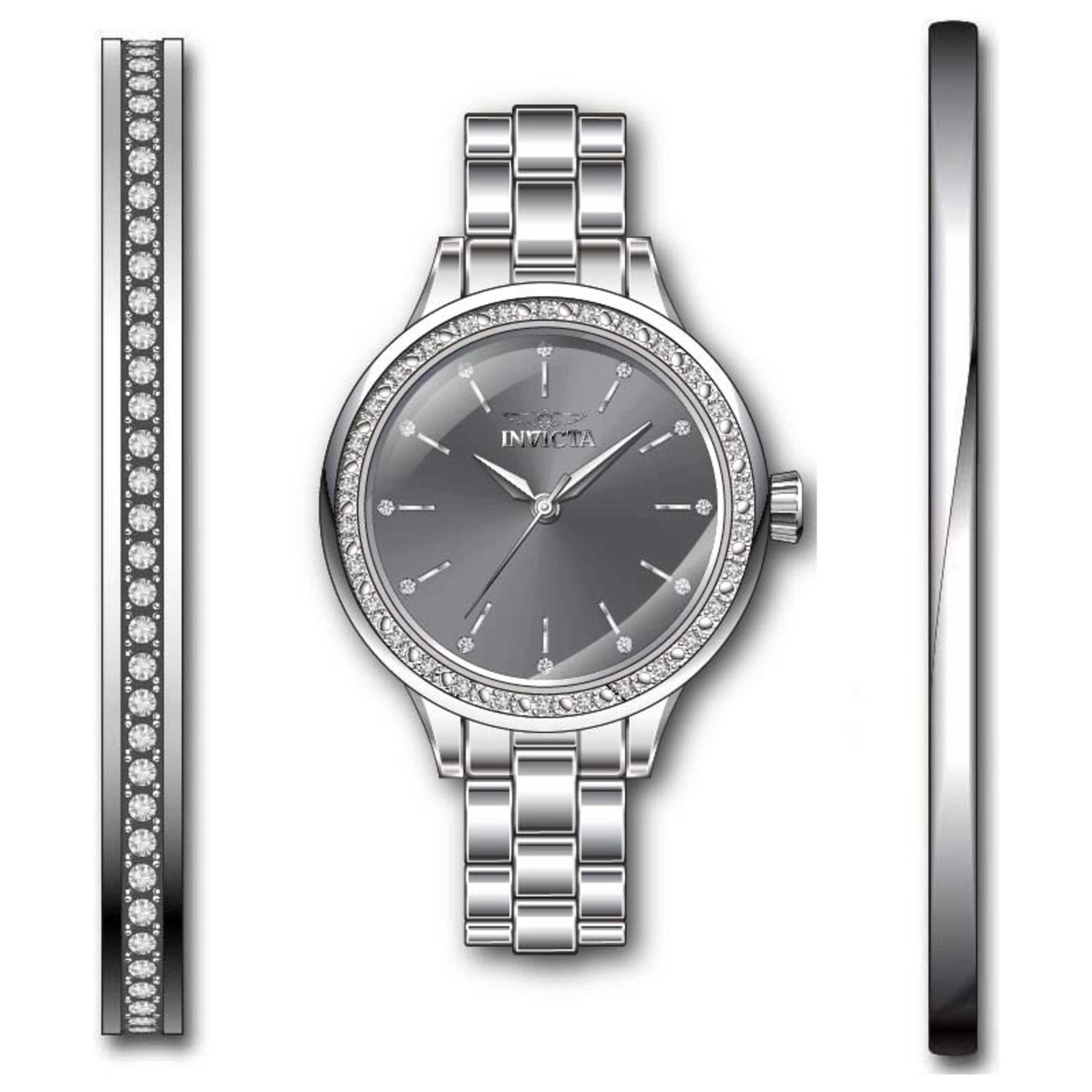 Front view of Invicta Angel Women's Quartz Watch 29309
