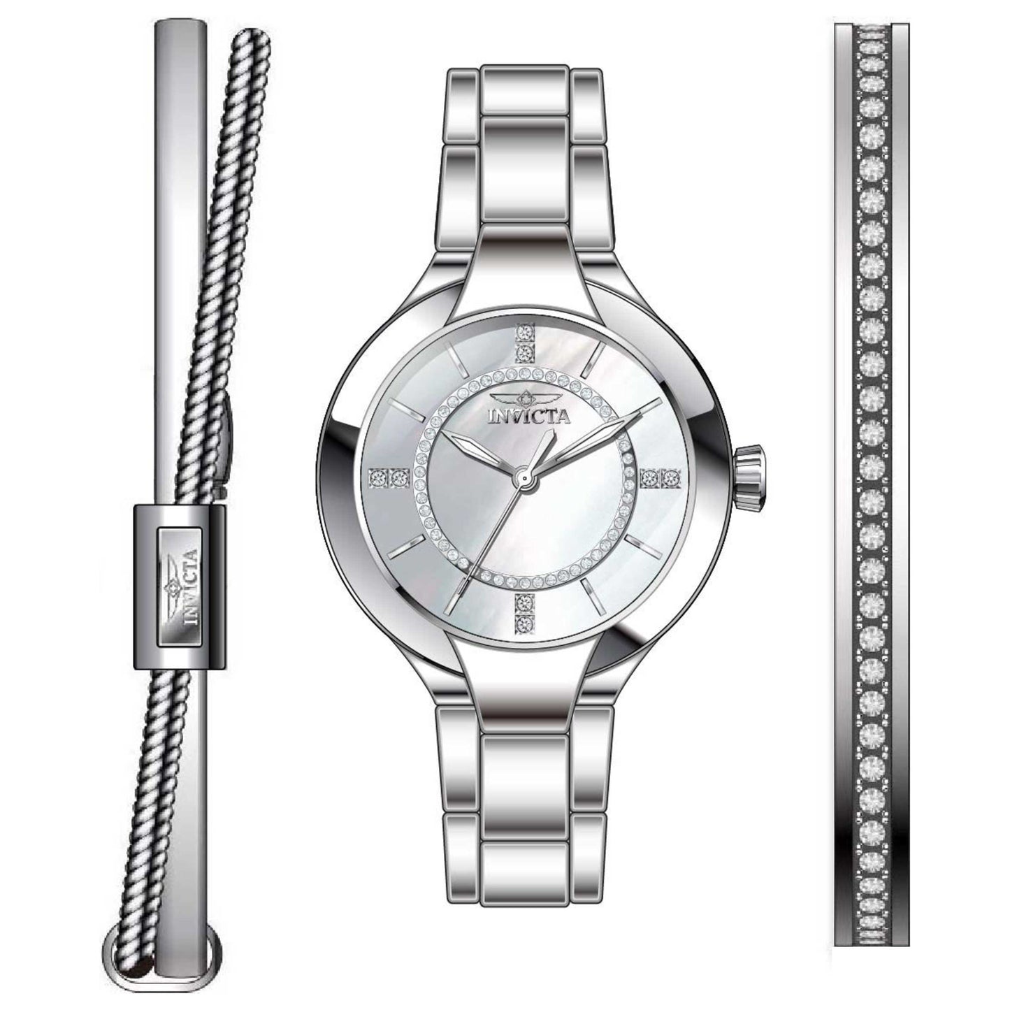 Front view of Invicta Angel Women's Quartz Watch 29320