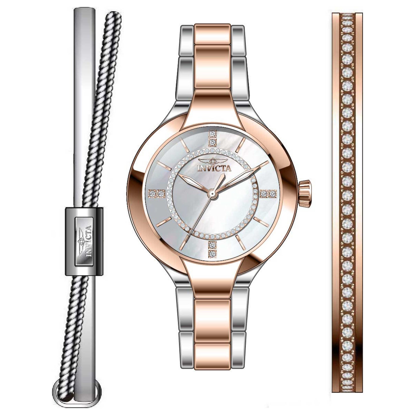 Front view of Invicta Angel Women's Quartz Watch 29329