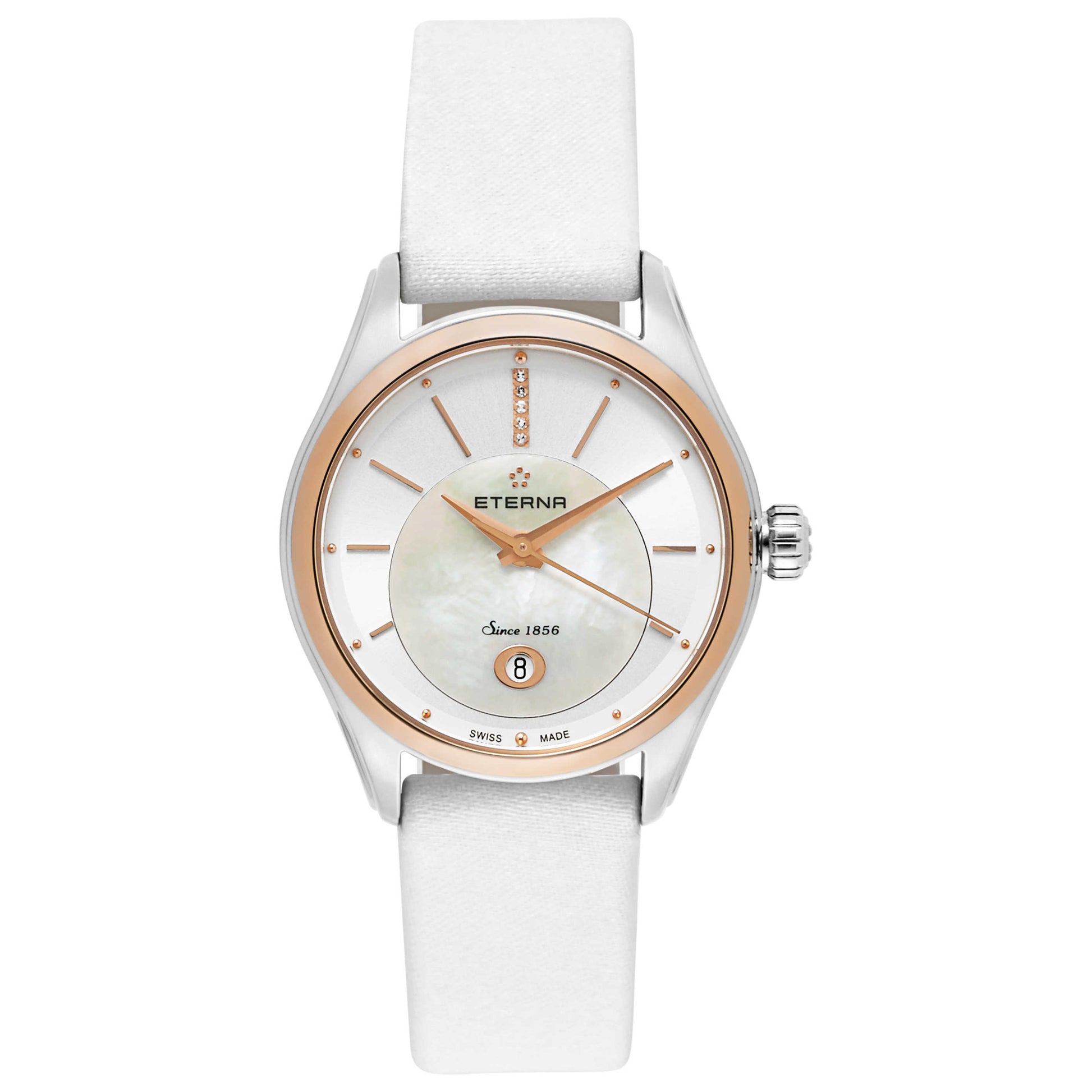 Front view of Eterna Avant-Garde Women's Automatic Watch 2940-53-61-1356
