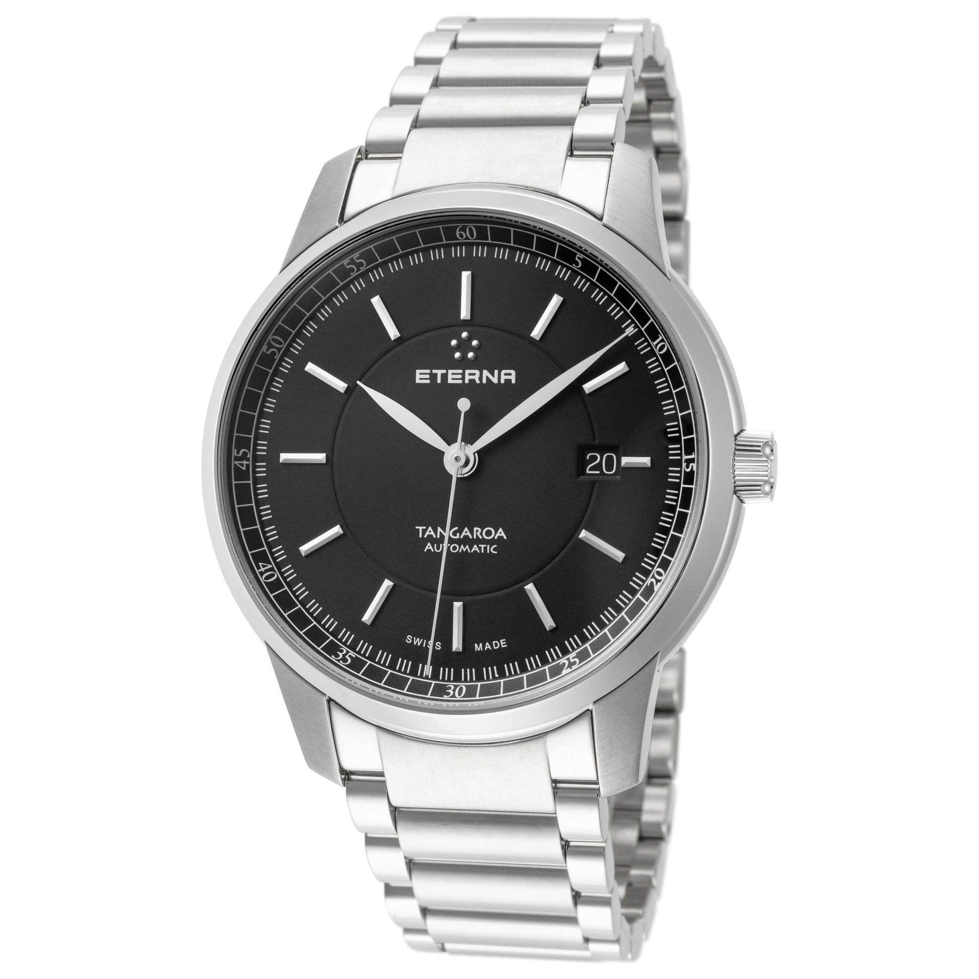 Front view of Eterna Tangaroa Men's Automatic Watch 2948-41-41-0277