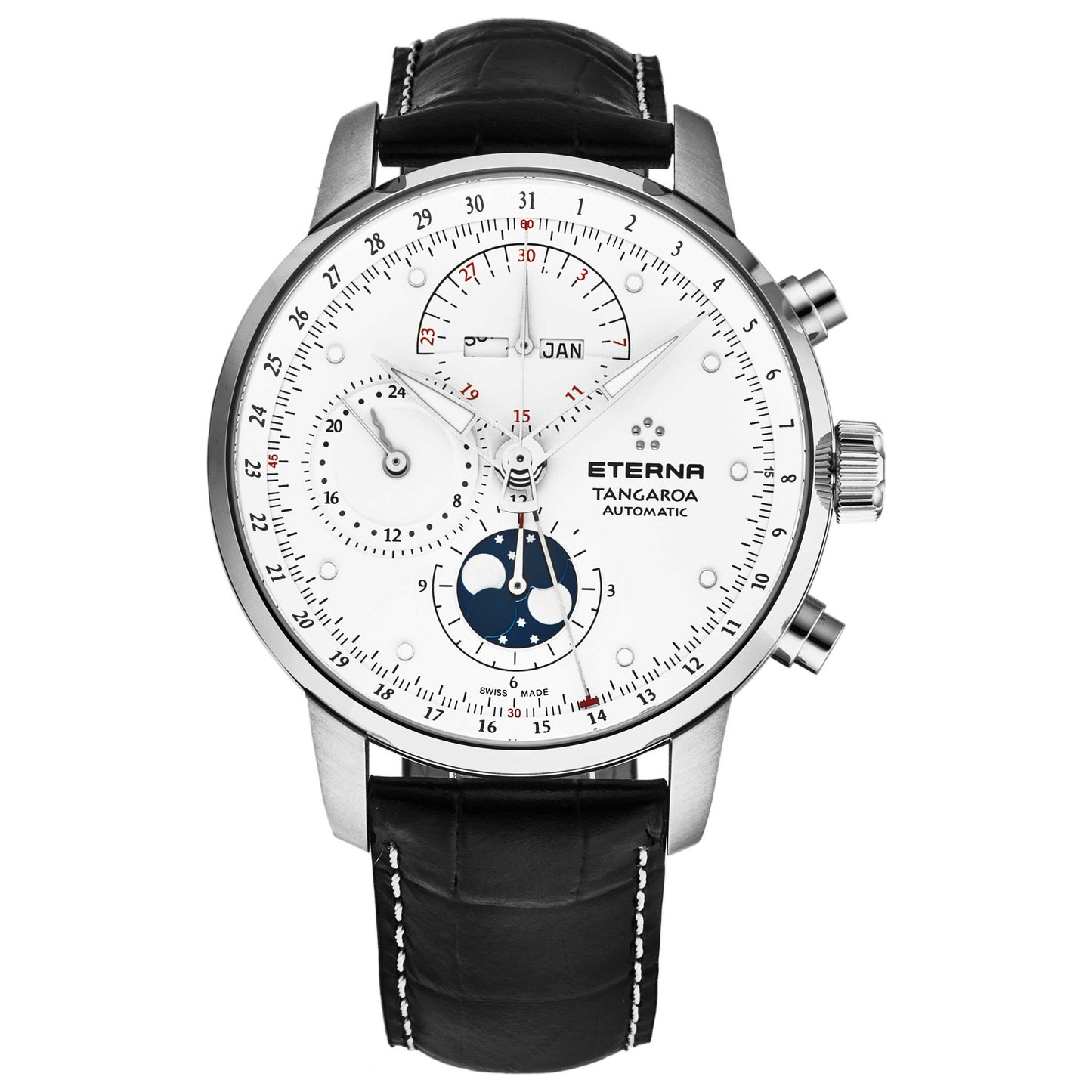 Front view of Eterna Tangaroa Men's Automatic Watch 2949.41.66.1261