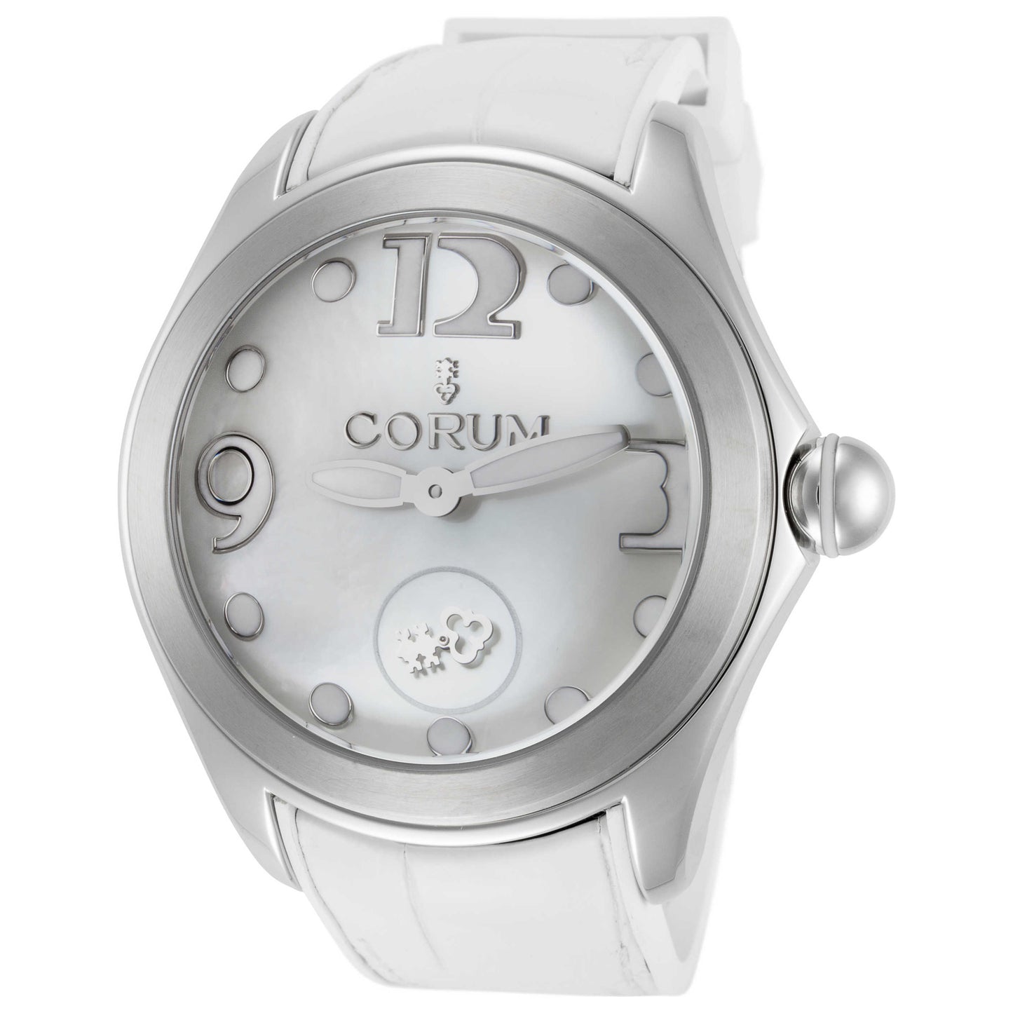 Front view of Corum Bubble Women's Automatic Watch 295-100-20-0009-PN04