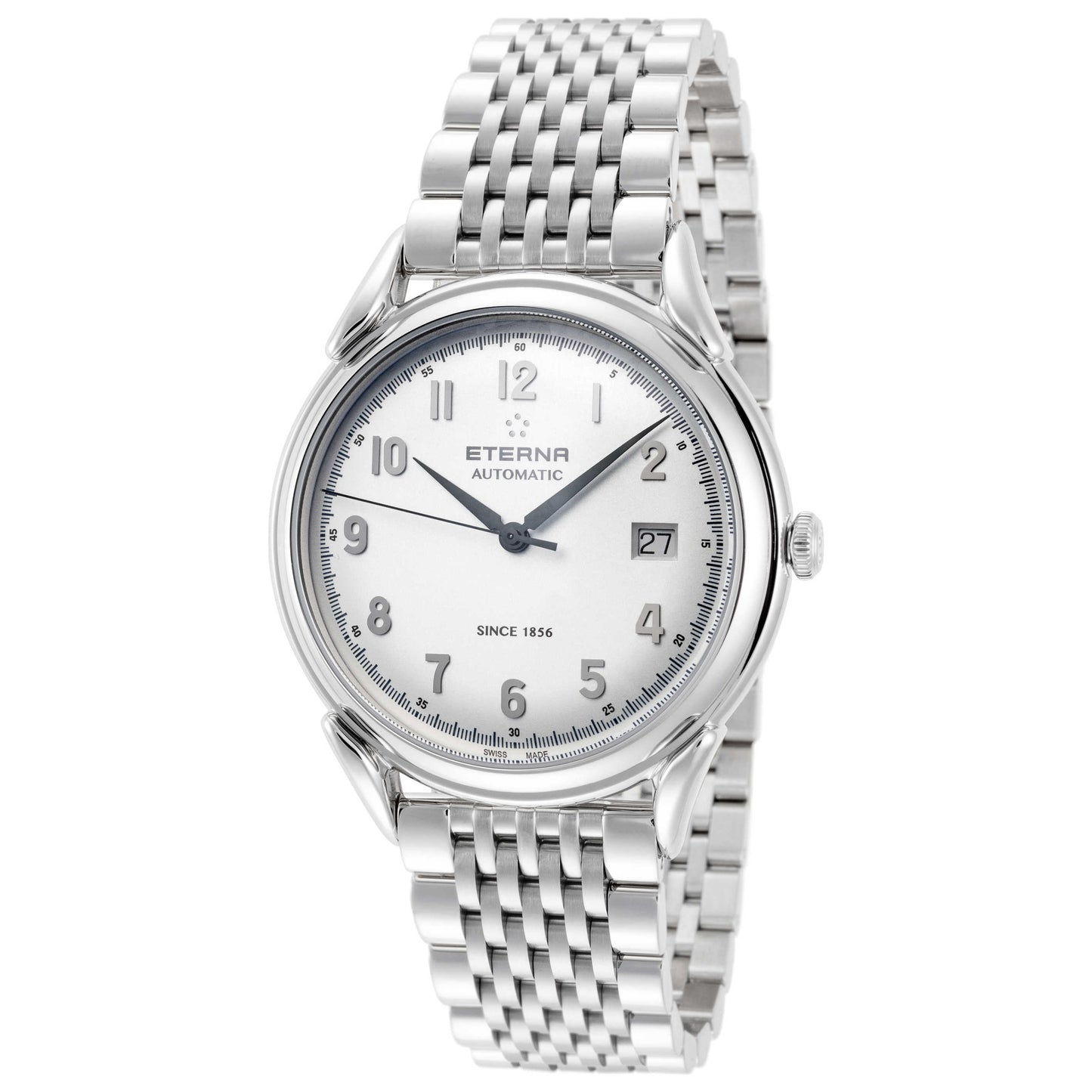 Front view of Eterna Heritage Men's Automatic Watch 2955-41-14-1741