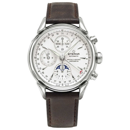 Front view of Eterna Heritage Men's Automatic Watch 2958-41-60-1403