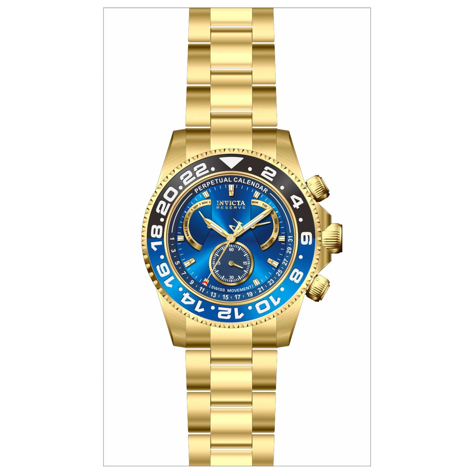 Front view of Invicta Reserve Men's Quartz Watch 29959