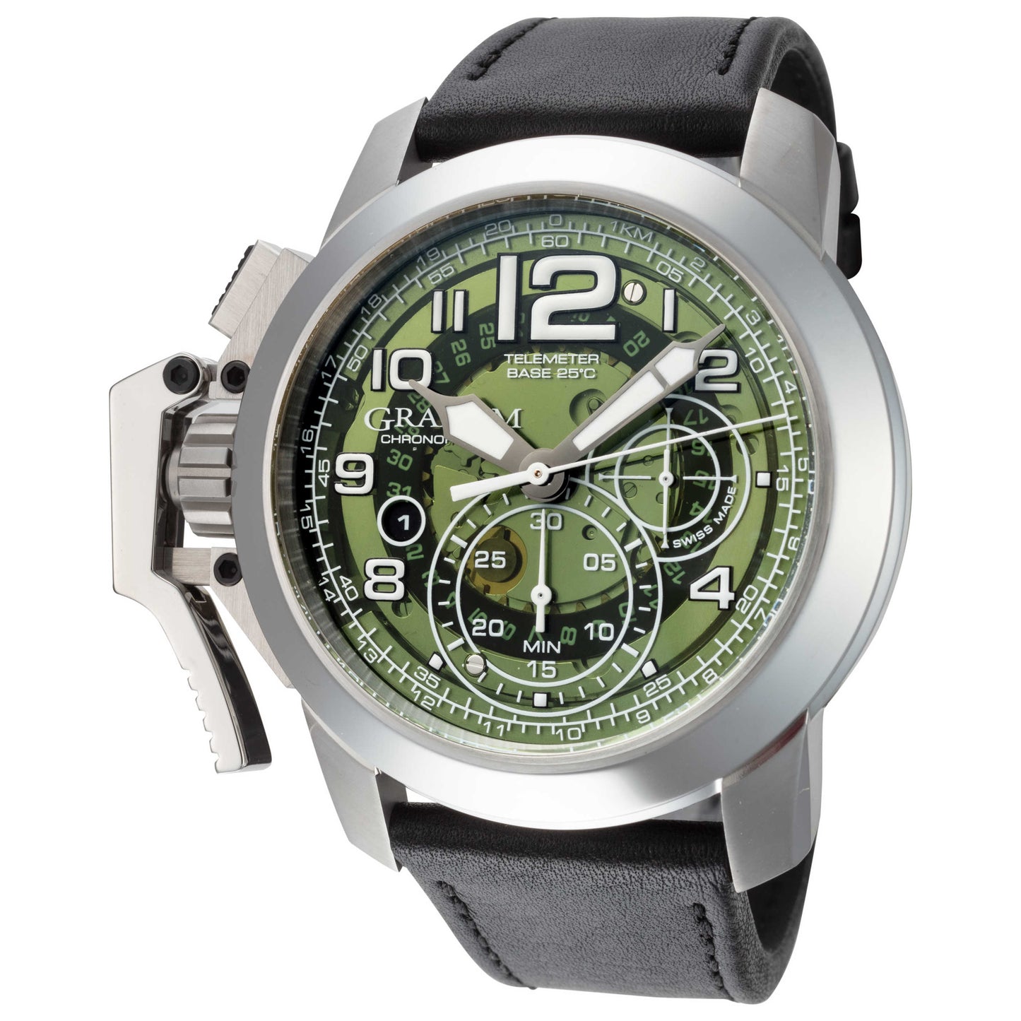 Front view of Graham Chronofighter Men's Automatic Watch 2CCAS.G03A
