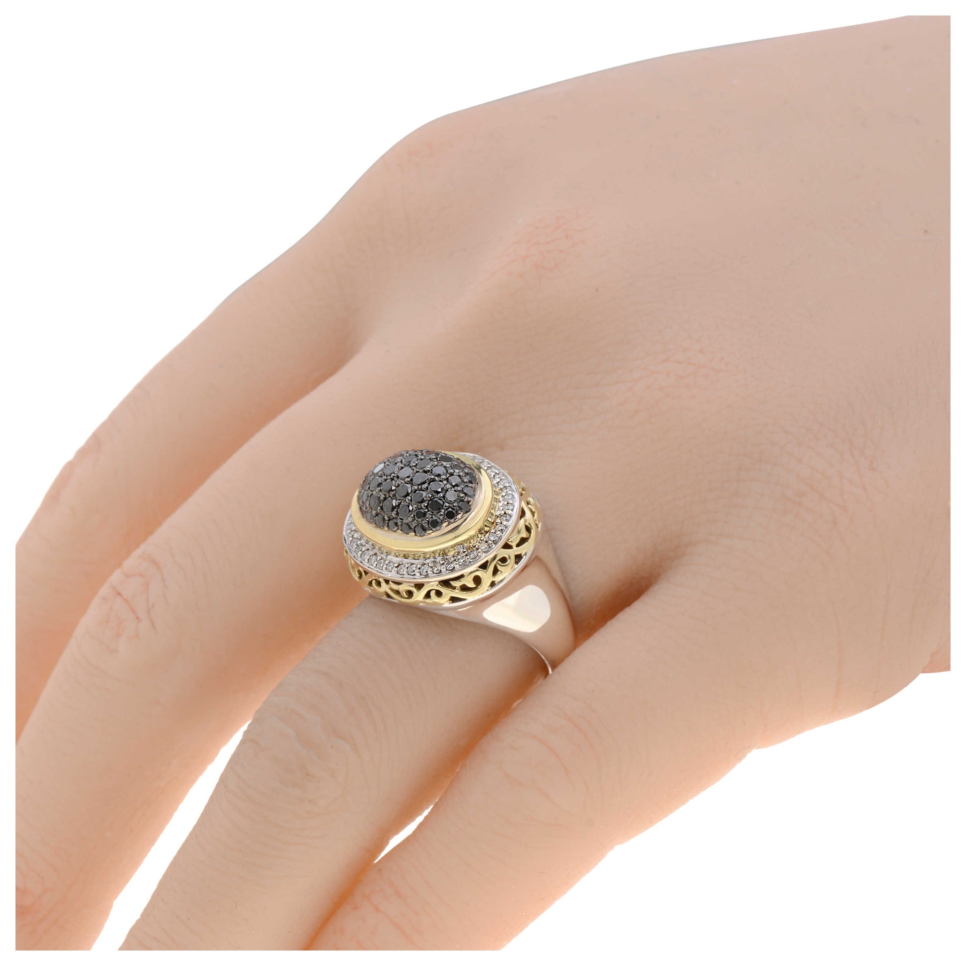 Charles Krypell Elegant Women's Ring 3-6425-SBLKP - Image #2