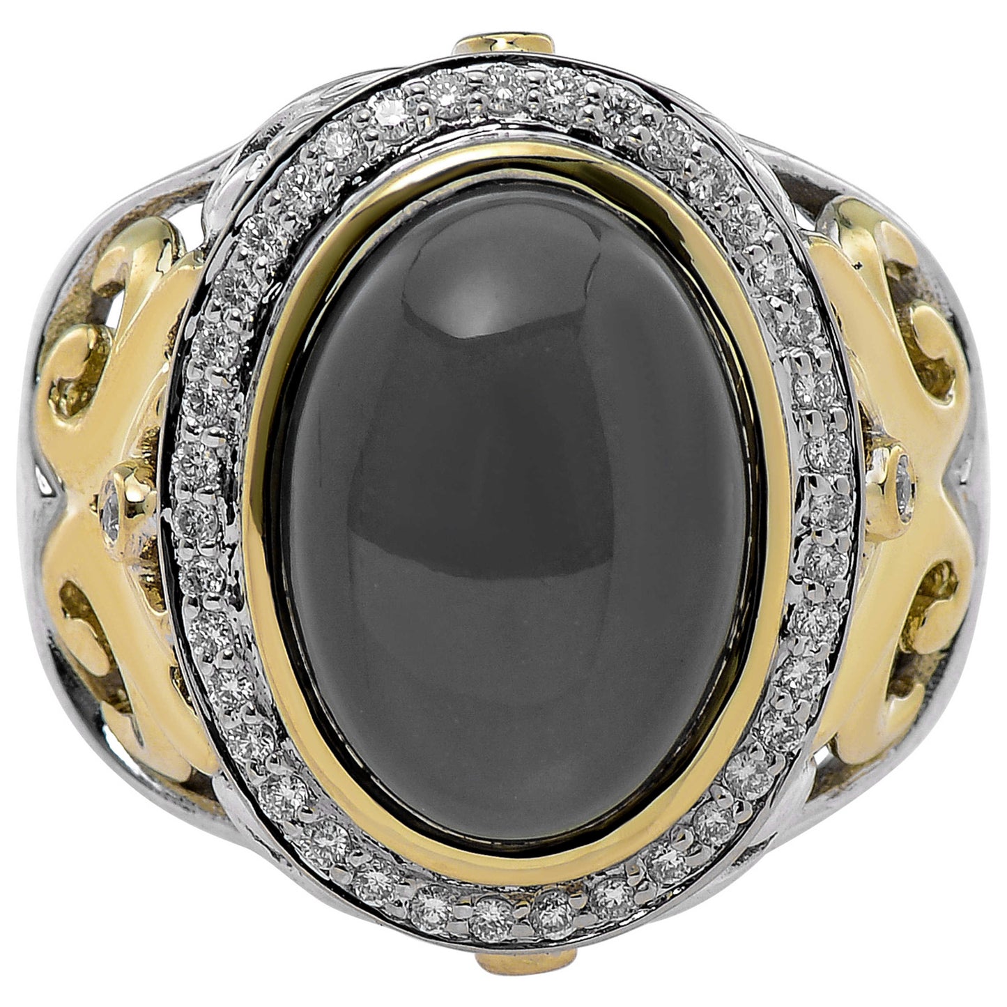 Front view of Charles Krypell Elegant Women's Ring 3-6433-SGRMD